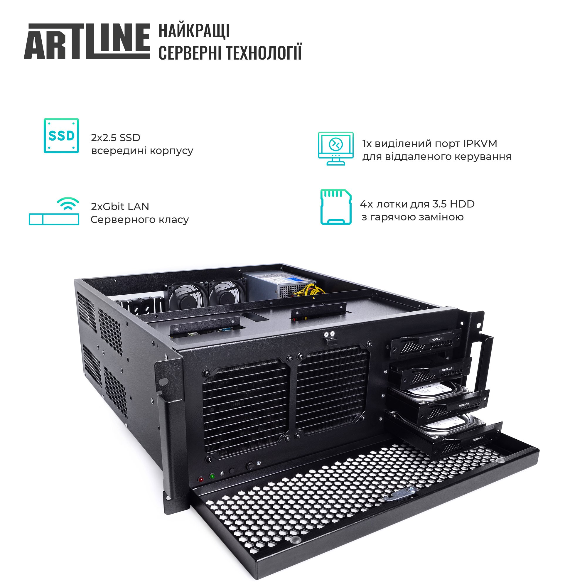 Сервер ARTLINE Business R61 v01 (R61v01) фото
