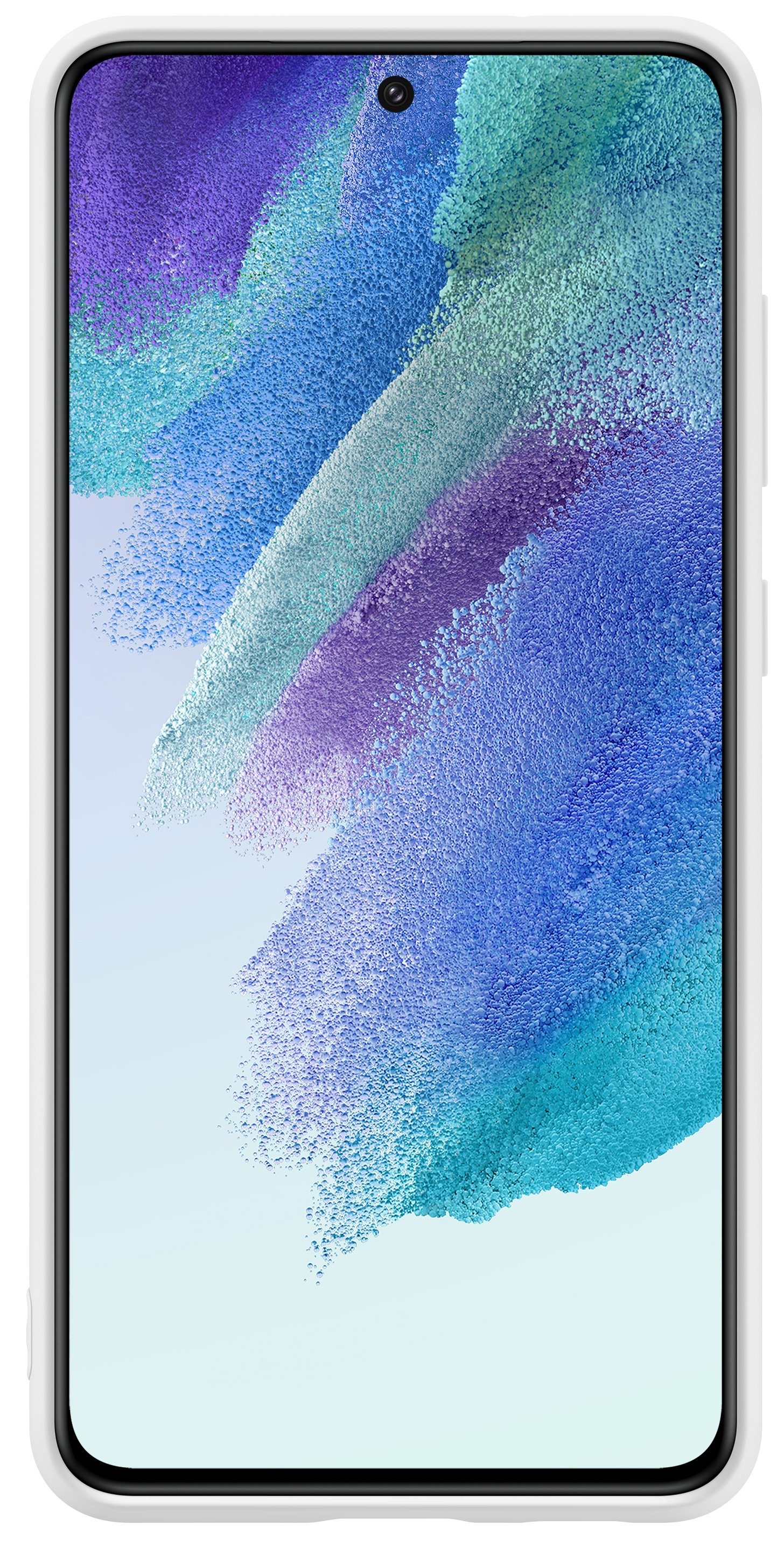 Чехол Samsung для Galaxy S21 FE (G990) Silicone Cover White (EF-PG990TWEGRU) фото 4