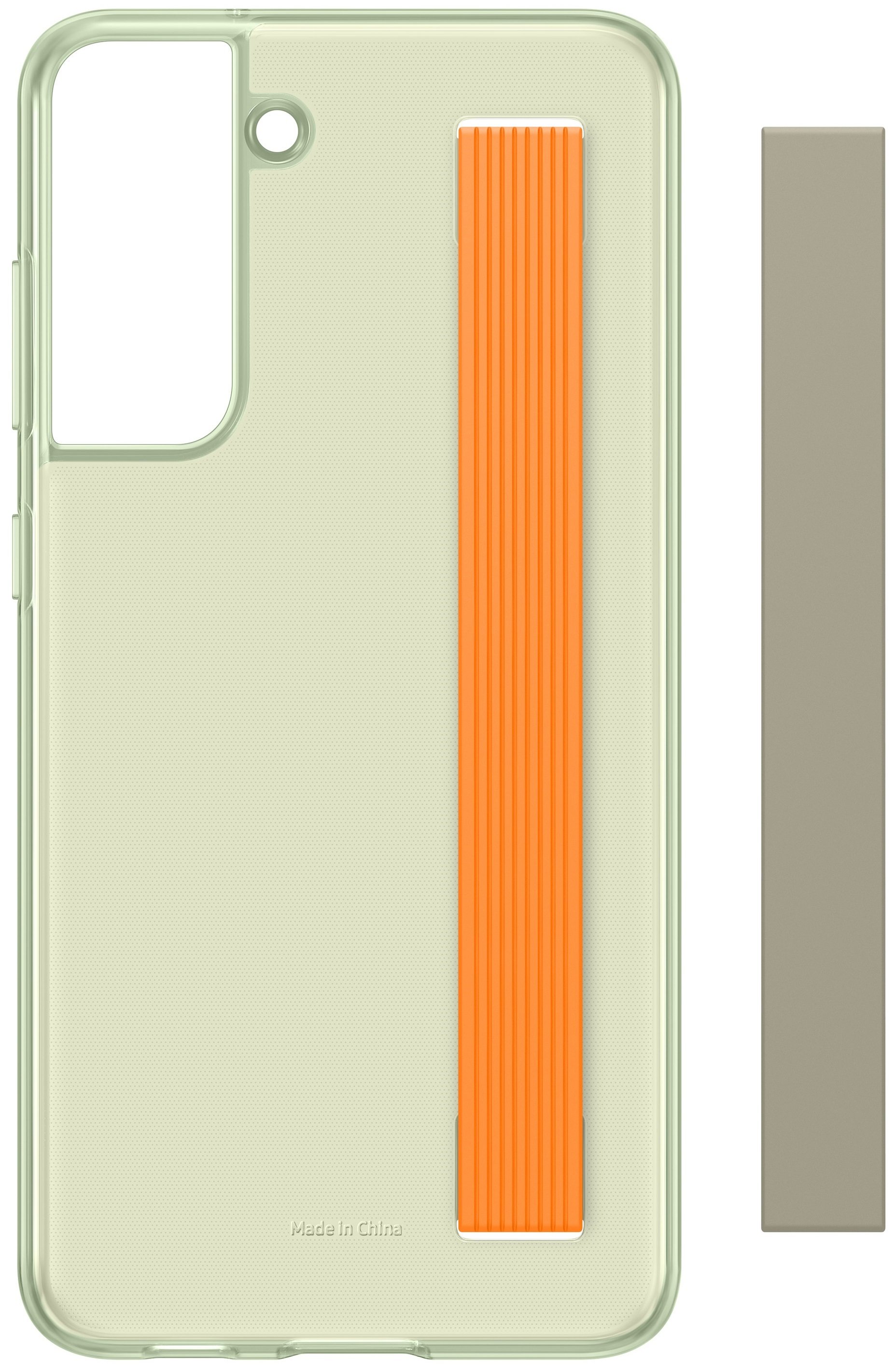 Чохол Samsung для Galaxy S21 FE (G990) Clear Strap Cover Olive Green (EF-XG990CMEGRU)фото7