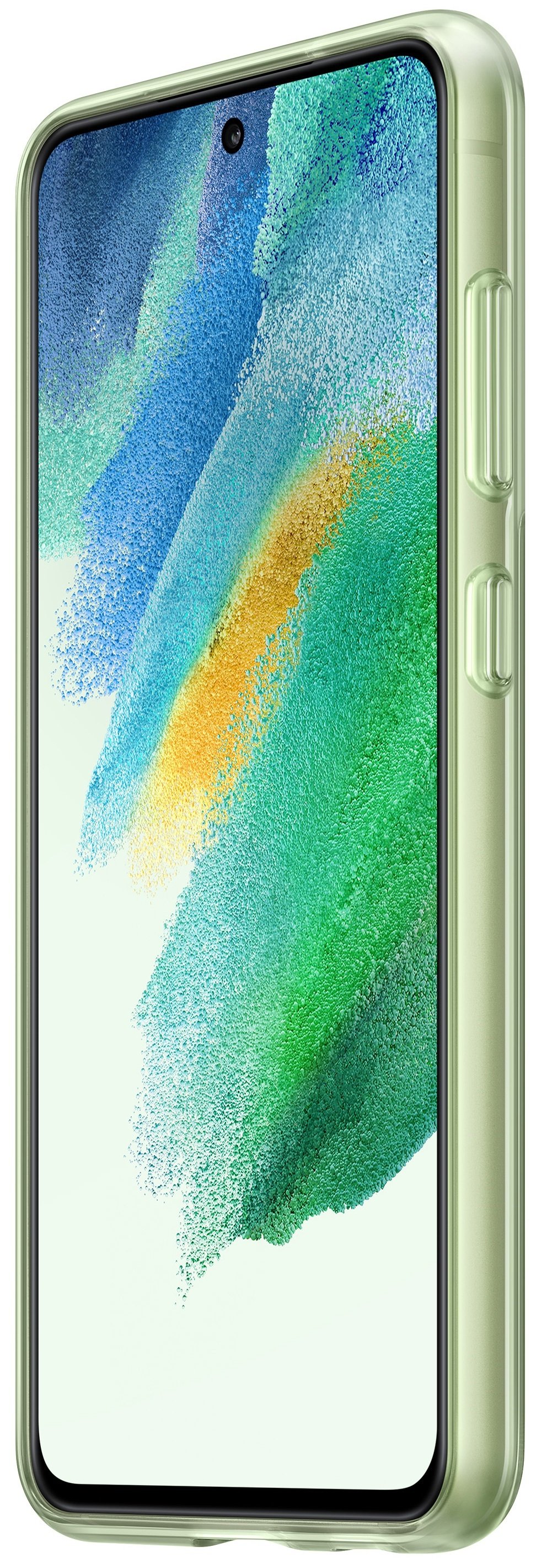 Чохол Samsung для Galaxy S21 FE (G990) Clear Strap Cover Olive Green (EF-XG990CMEGRU)фото4