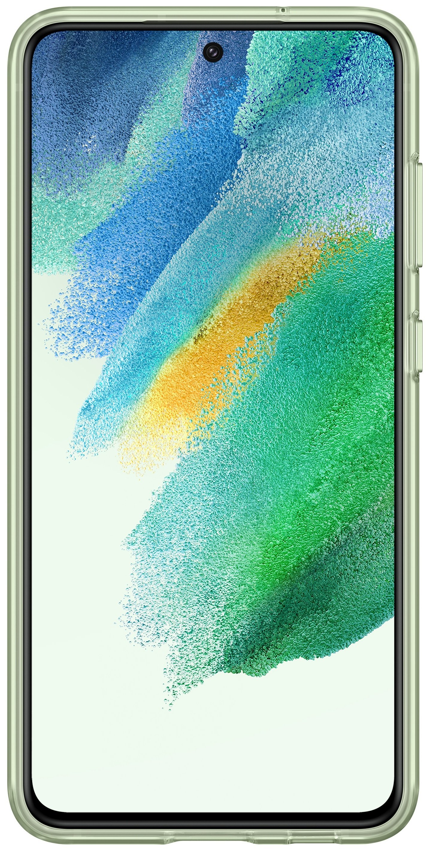 Чохол Samsung для Galaxy S21 FE (G990) Clear Strap Cover Olive Green (EF-XG990CMEGRU)фото2