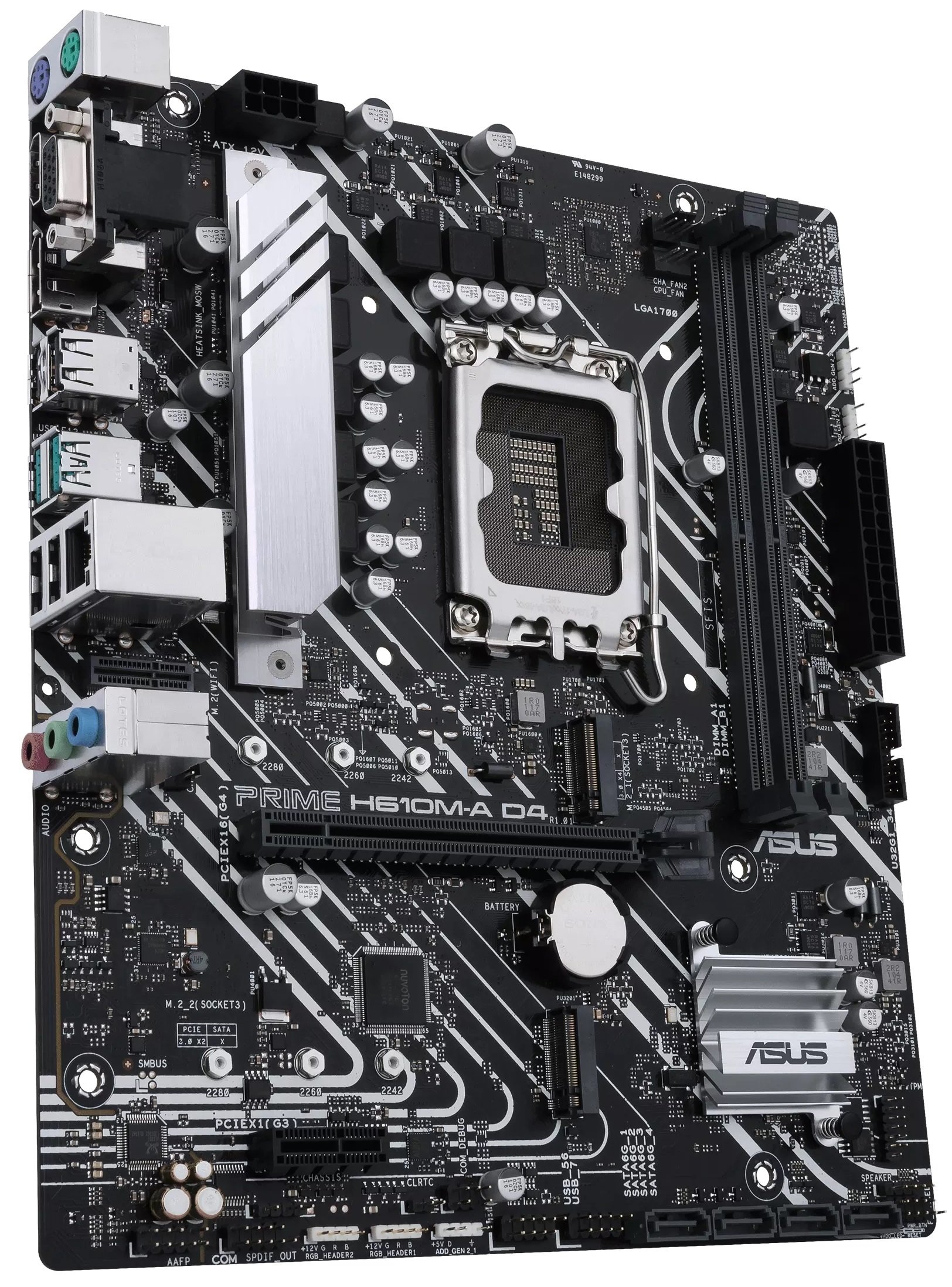 Материнcкая плата ASUS PRIME H610M-A D4-CSM фото3
