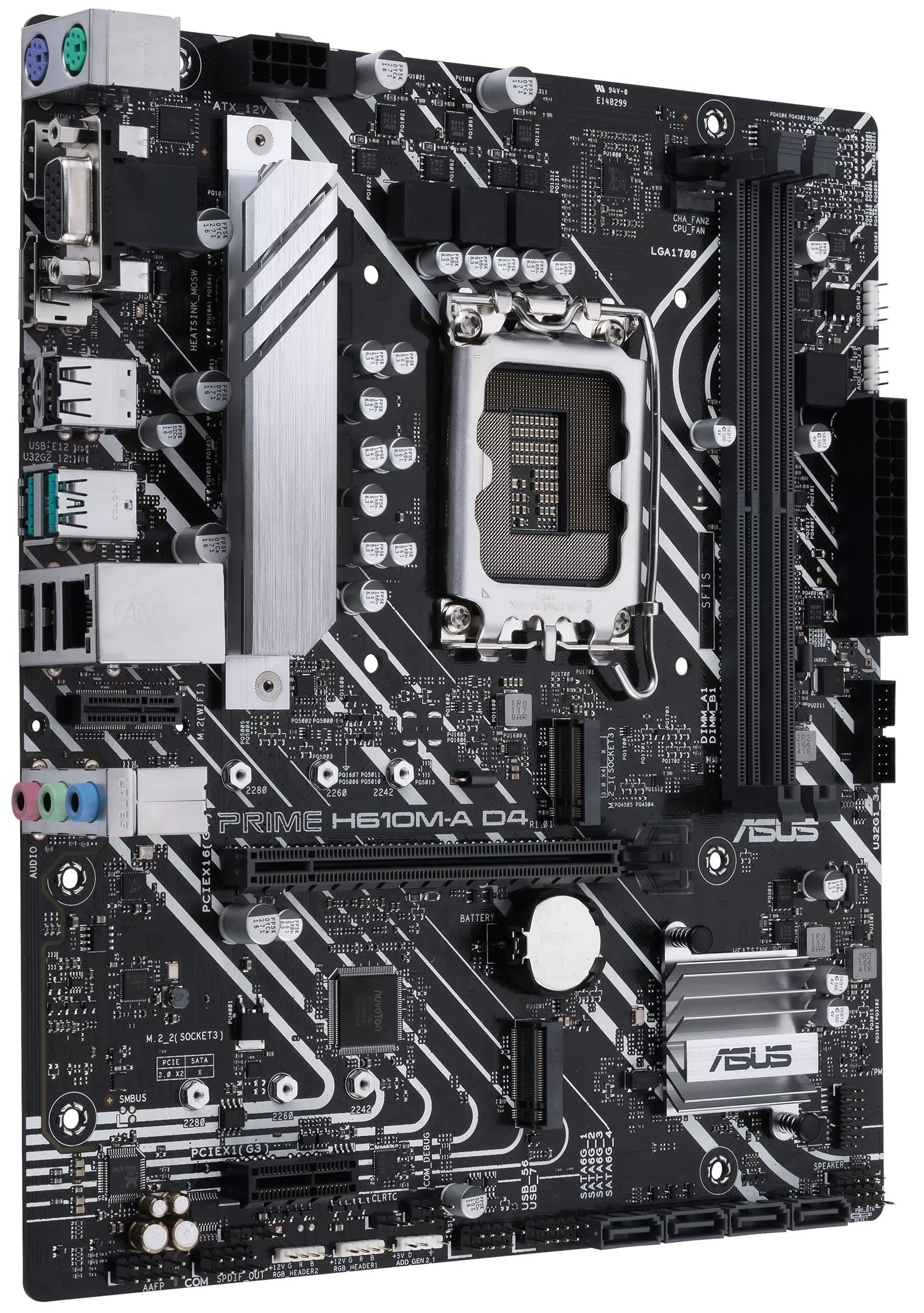 Материнcкая плата ASUS PRIME H610M-A D4-CSM фото4