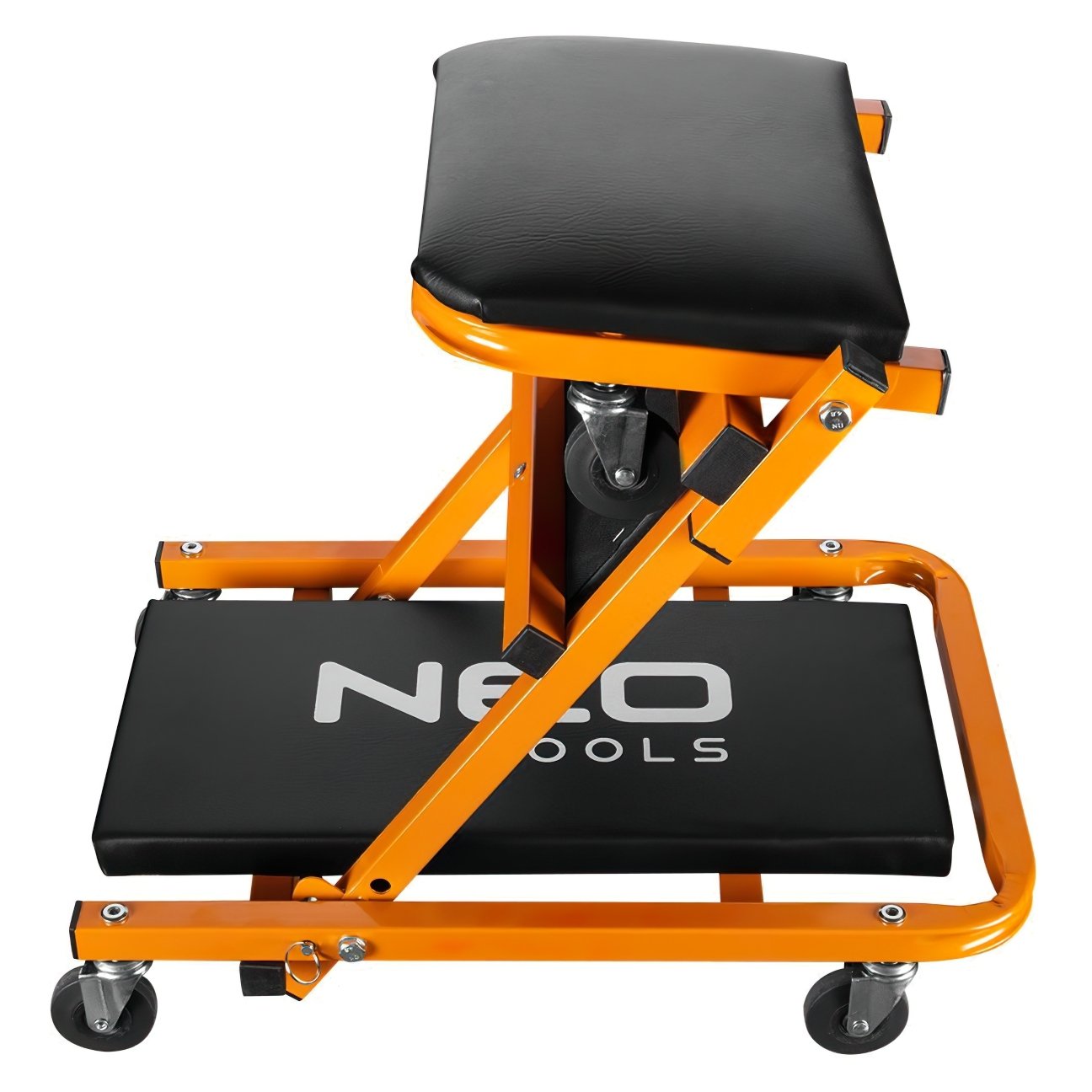 Тележка Neo Tools на роликах для работы под автомобилем, 2 в 1, лежа 40х14х102 см, сидя 54.5x40x48 см фото 2