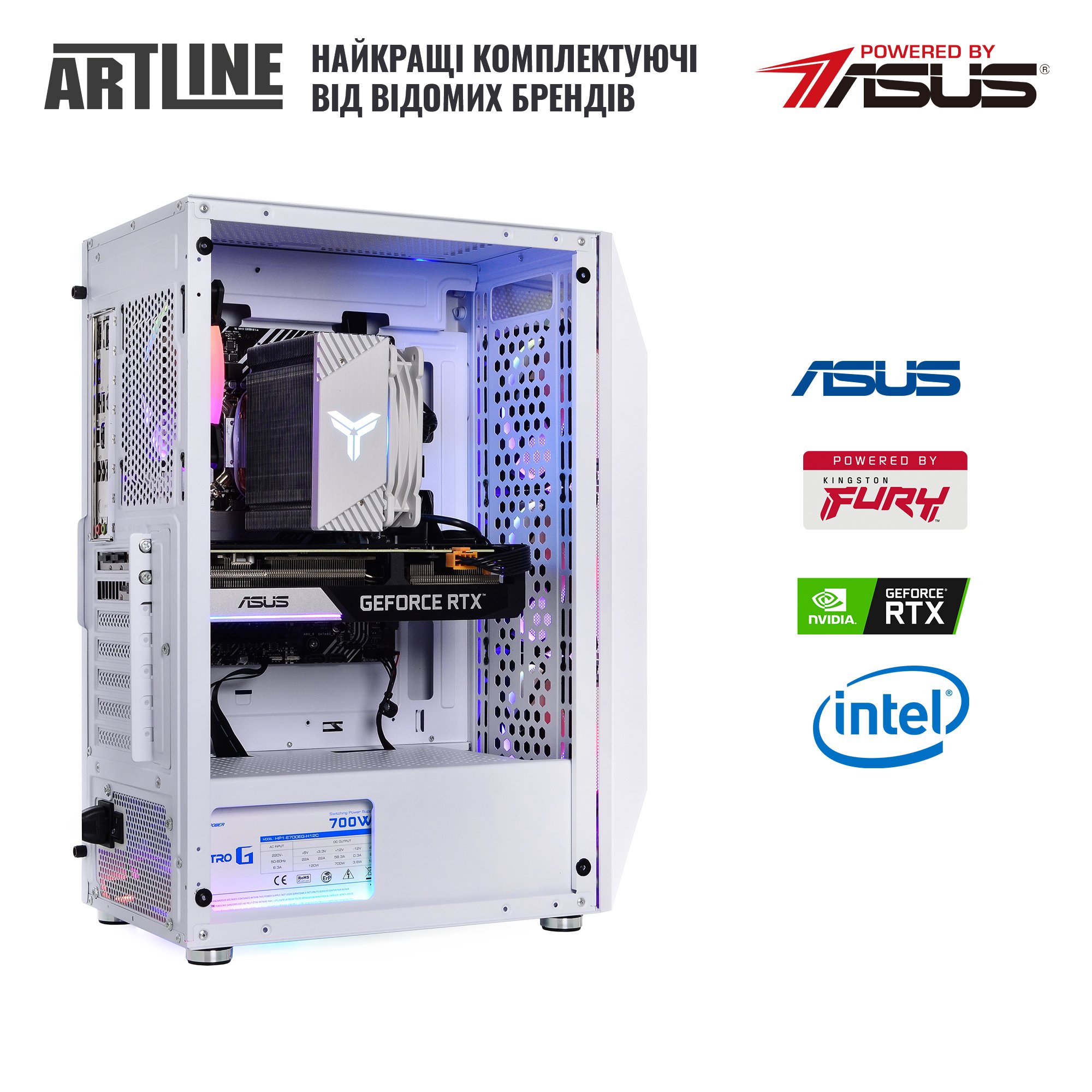 Системний блок ARTLINE Gaming X53WHITE v32Win (X53WHITEv32Win) фото5