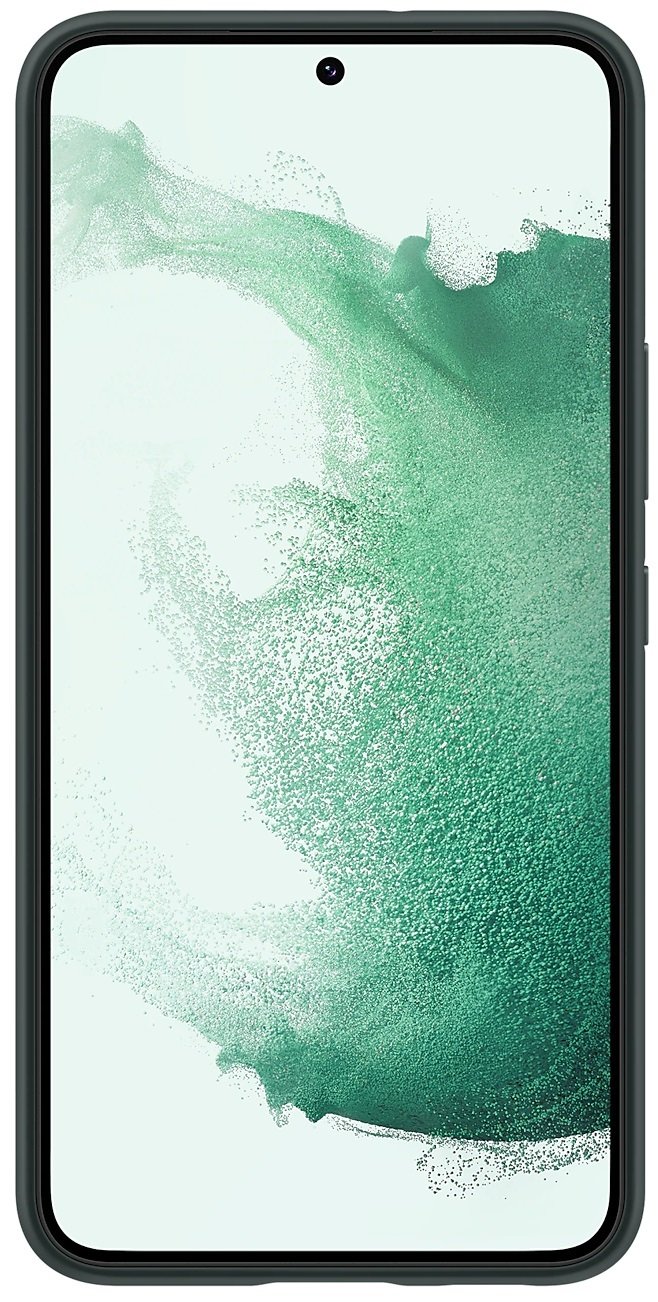 Чехол Samsung для Galaxy S22 Silicone Cover Forest Green (EF-PS901TGEGRU) фото 2
