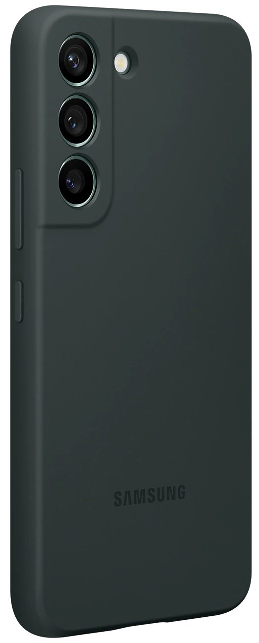 Чехол Samsung для Galaxy S22 Silicone Cover Forest Green (EF-PS901TGEGRU) фото 3