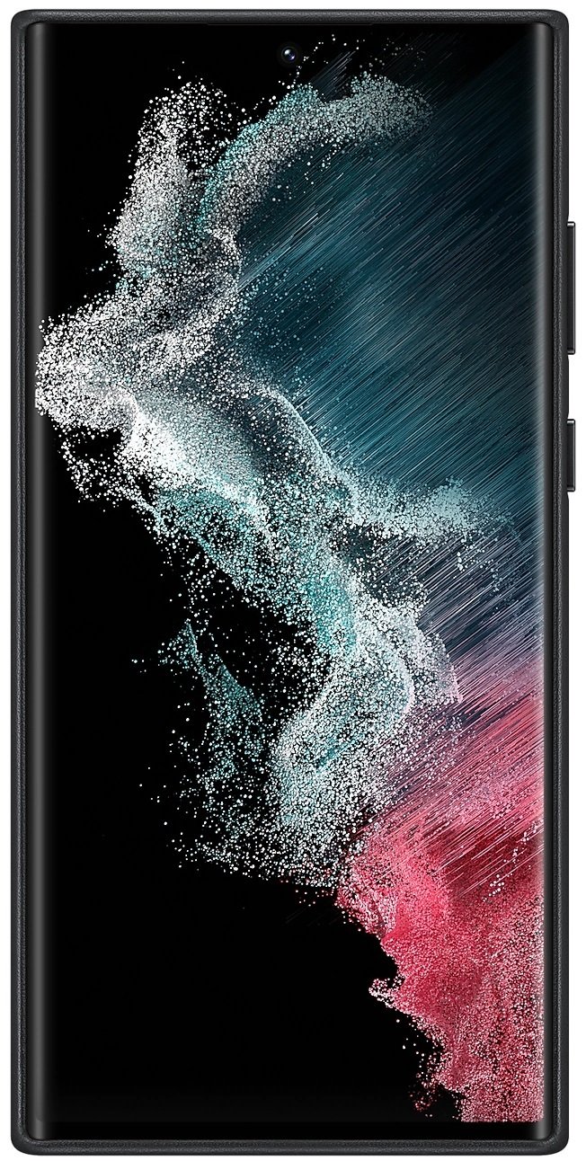 Чехол Samsung для Galaxy S22 Ultra Leather Cover Black (EF-VS908LBEGRU) фото 4