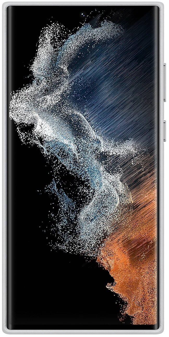 Чохол Samsung для Galaxy S22 Ultra Leather Cover Light Gray (EF-VS908LJEGRU)фото3