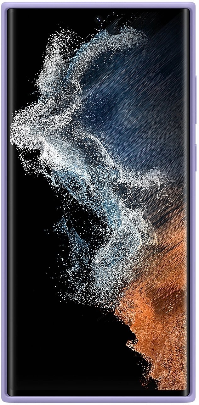 Чехол Samsung для Galaxy S22 Ultra Silicone Cover Lavender (EF-PS908TVEGRU) фото 3
