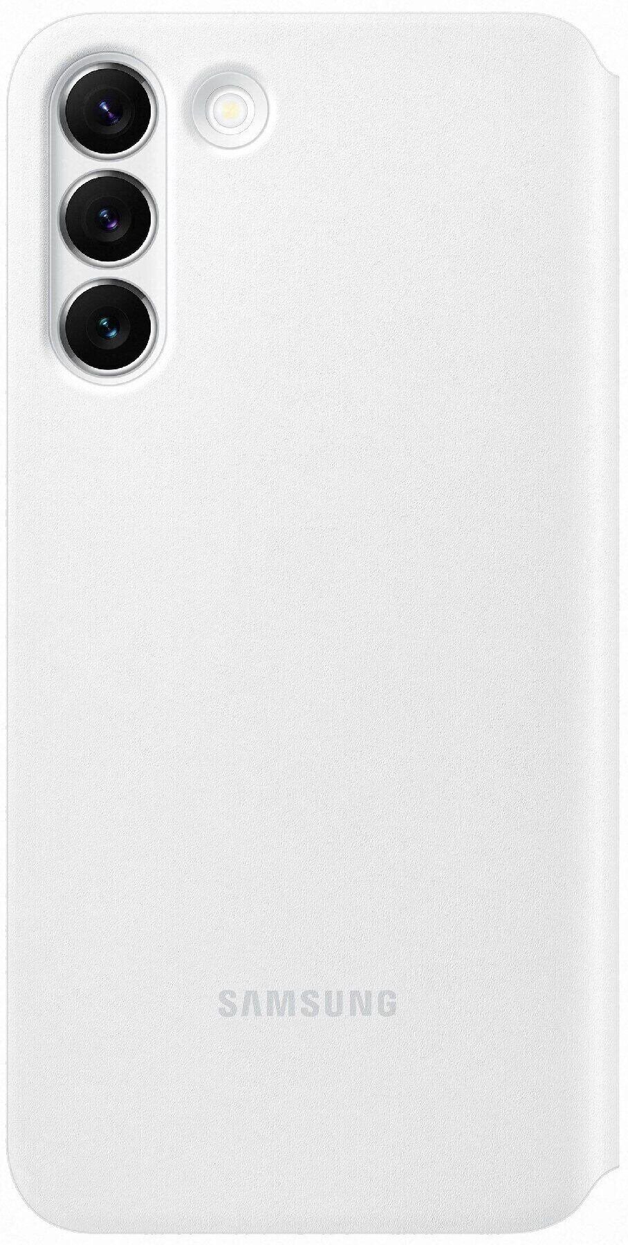 Чехол Samsung для Galaxy S22+ Smart Clear View Cover White (EF-ZS906CWEGRU) фото 3