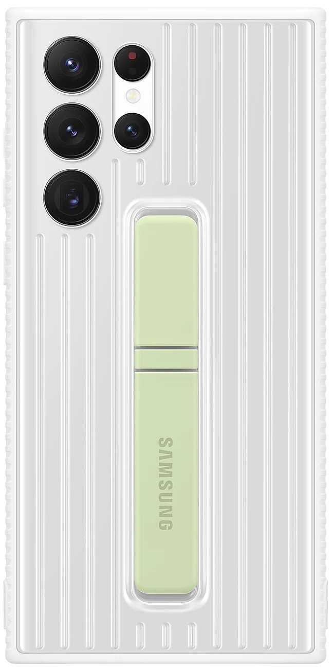 Чохол Samsung для Galaxy S22 Ultra Protective Standing Cover White (EF-RS908CWEGRU)фото5