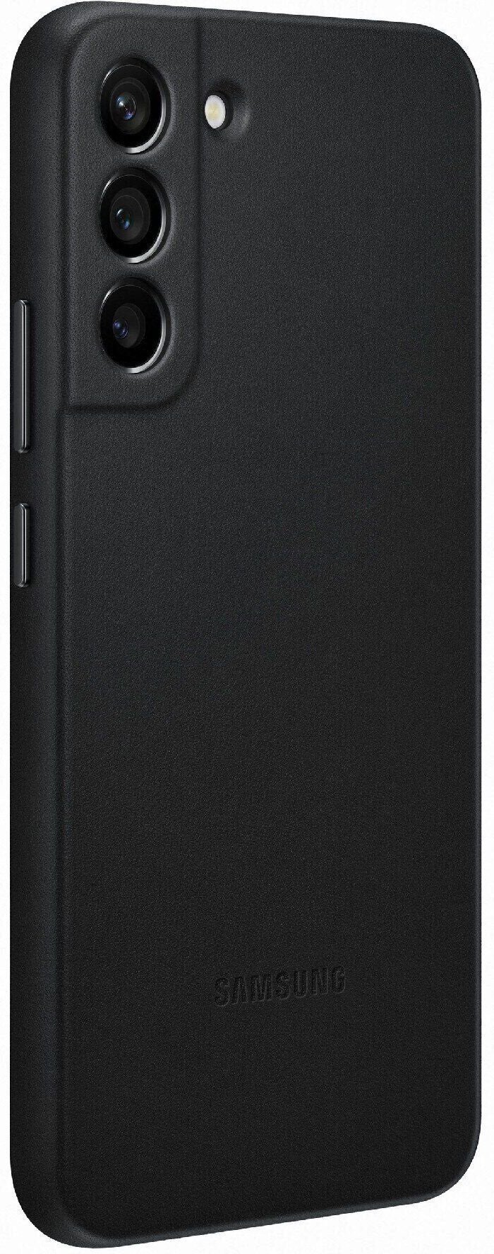 Чехол Samsung для Galaxy S22+ Leather Cover Black (EF-VS906LBEGRU) фото 3