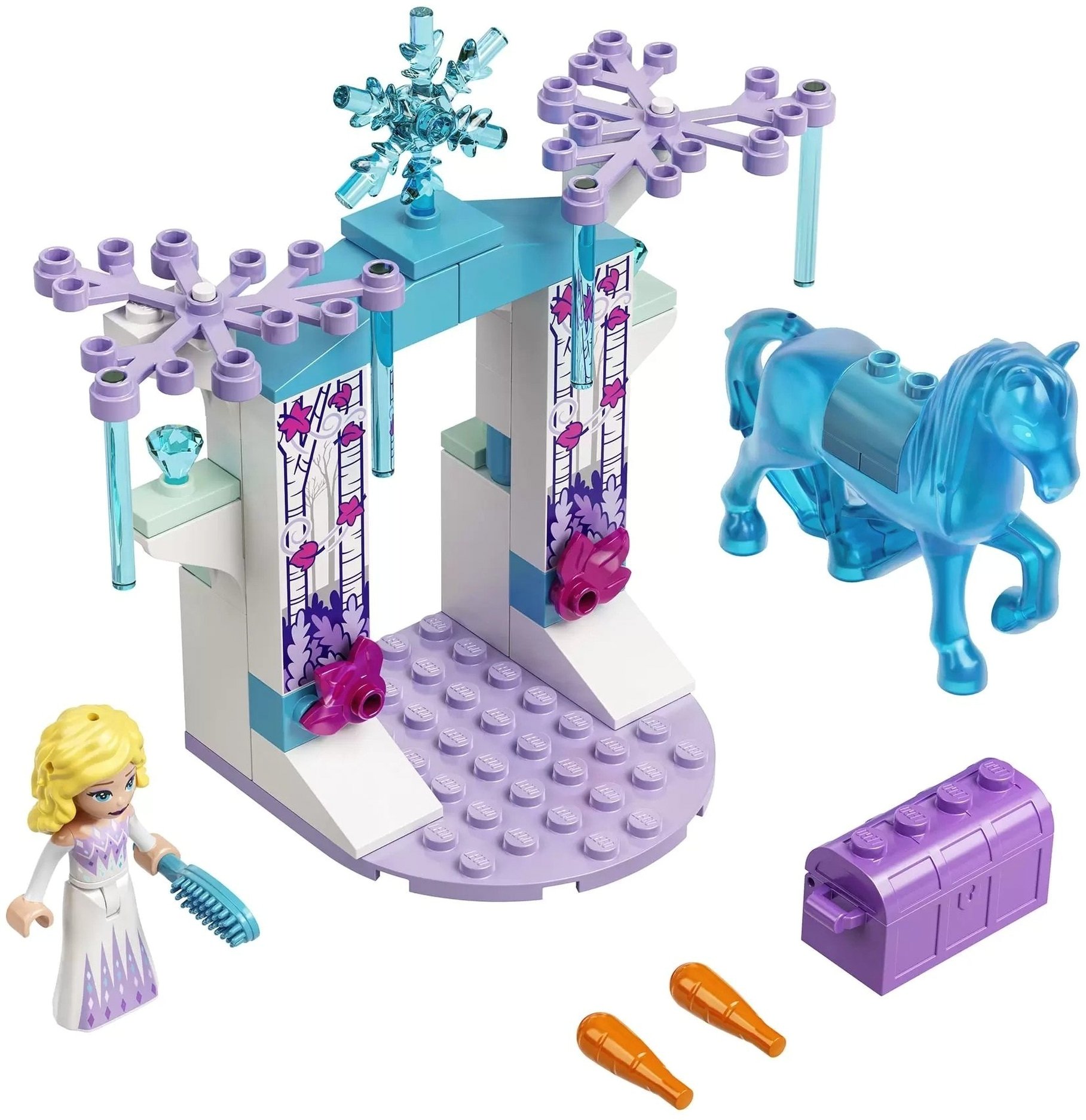 LEGO 43209 Disney Princess Ледяная конюшня Эльзы и Нокка фото 5