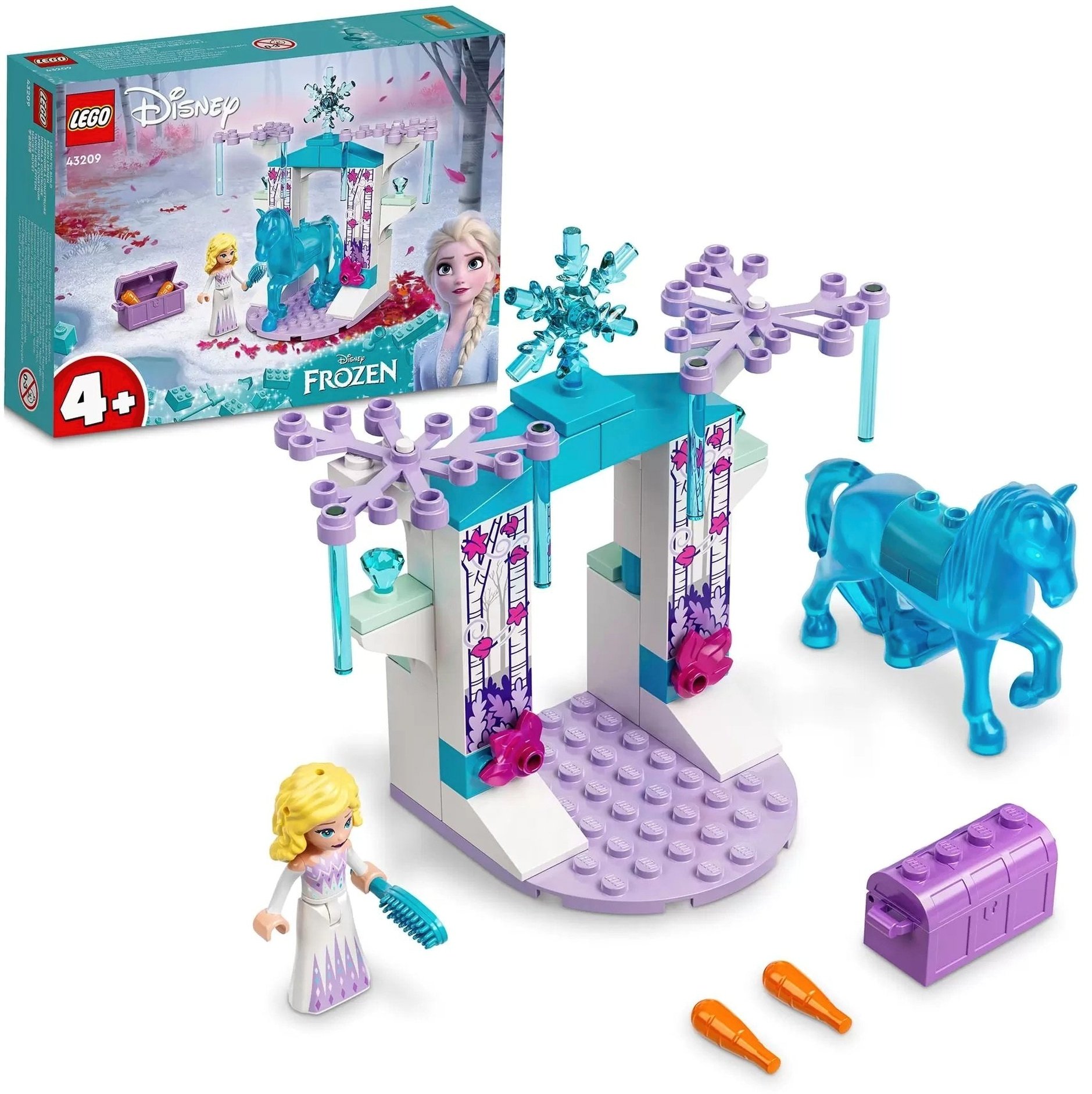 LEGO 43209 Disney Princess Ледяная конюшня Эльзы и Нокка фото 6
