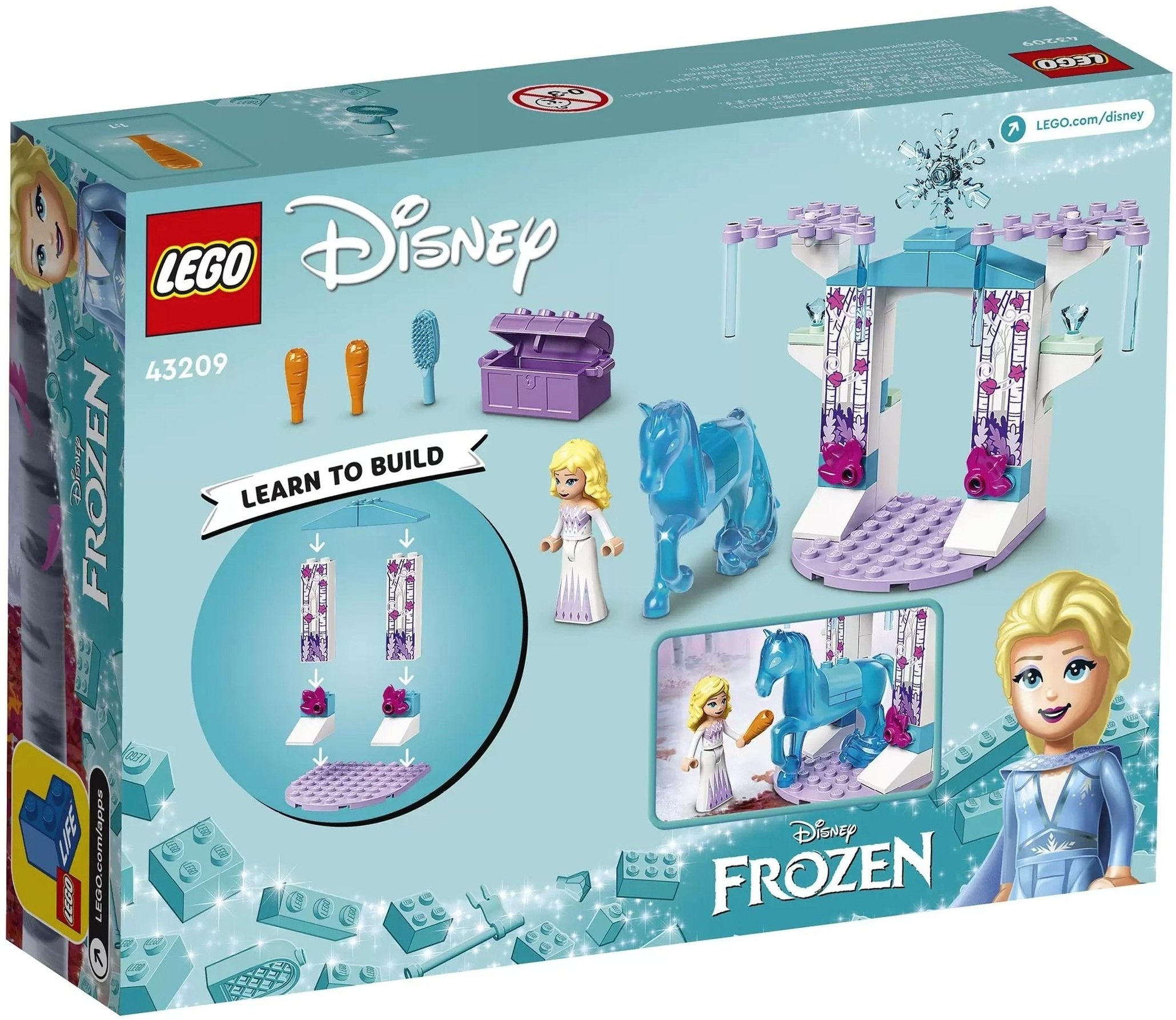 LEGO 43209 Disney Princess Ледяная конюшня Эльзы и Нокка фото 7