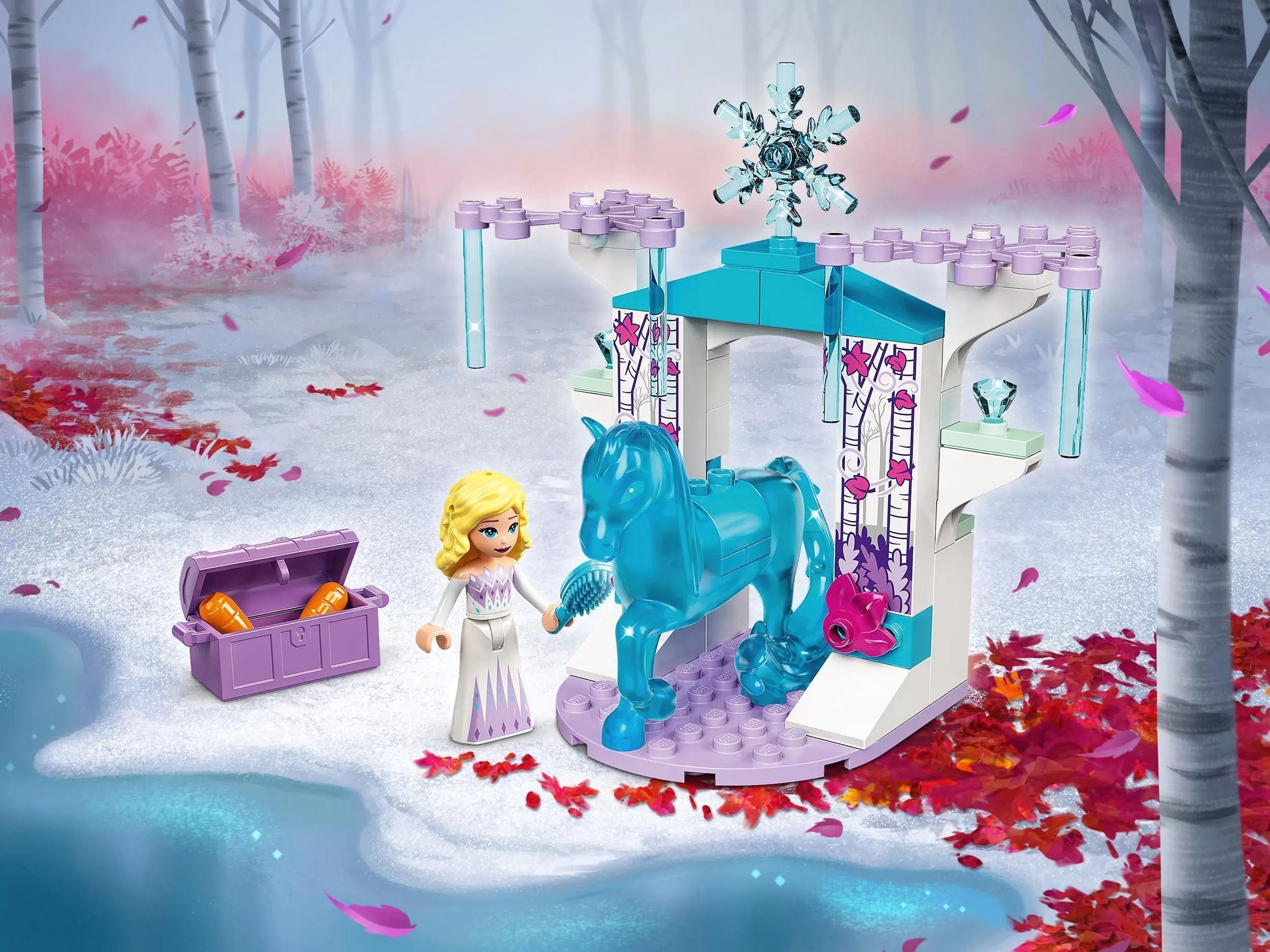 LEGO 43209 Disney Princess Ледяная конюшня Эльзы и Нокка фото 12
