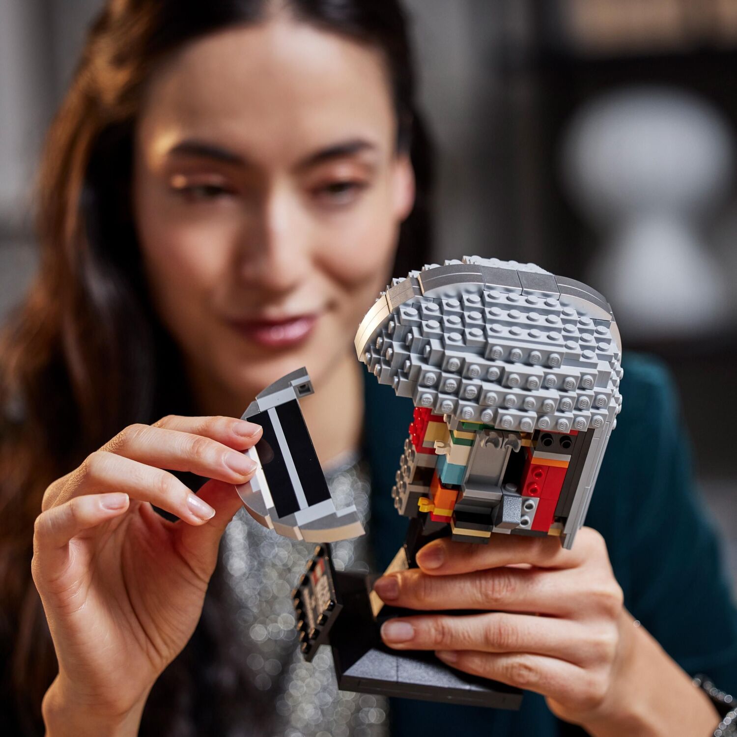 LEGO 75328 Star Wars Шлем Мандалорца фото