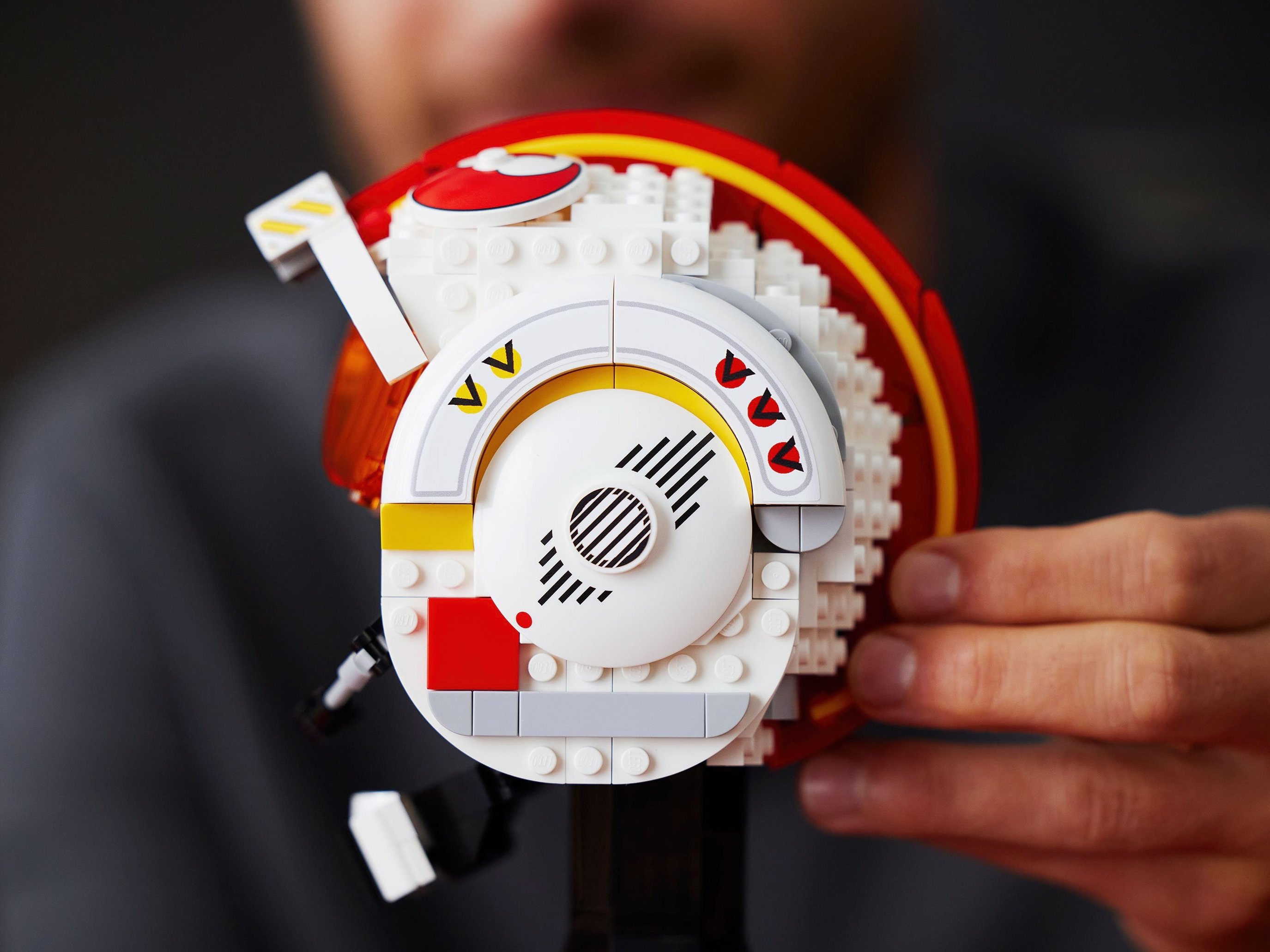 LEGO 75327 Star Wars Шлем Люка Скайуокера Красный-5 фото 5