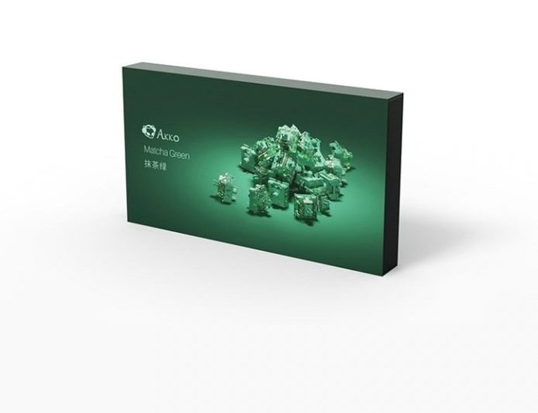 Набір механічних перемикачів Akko CS Matcha Green (45pcs/pack)фото2