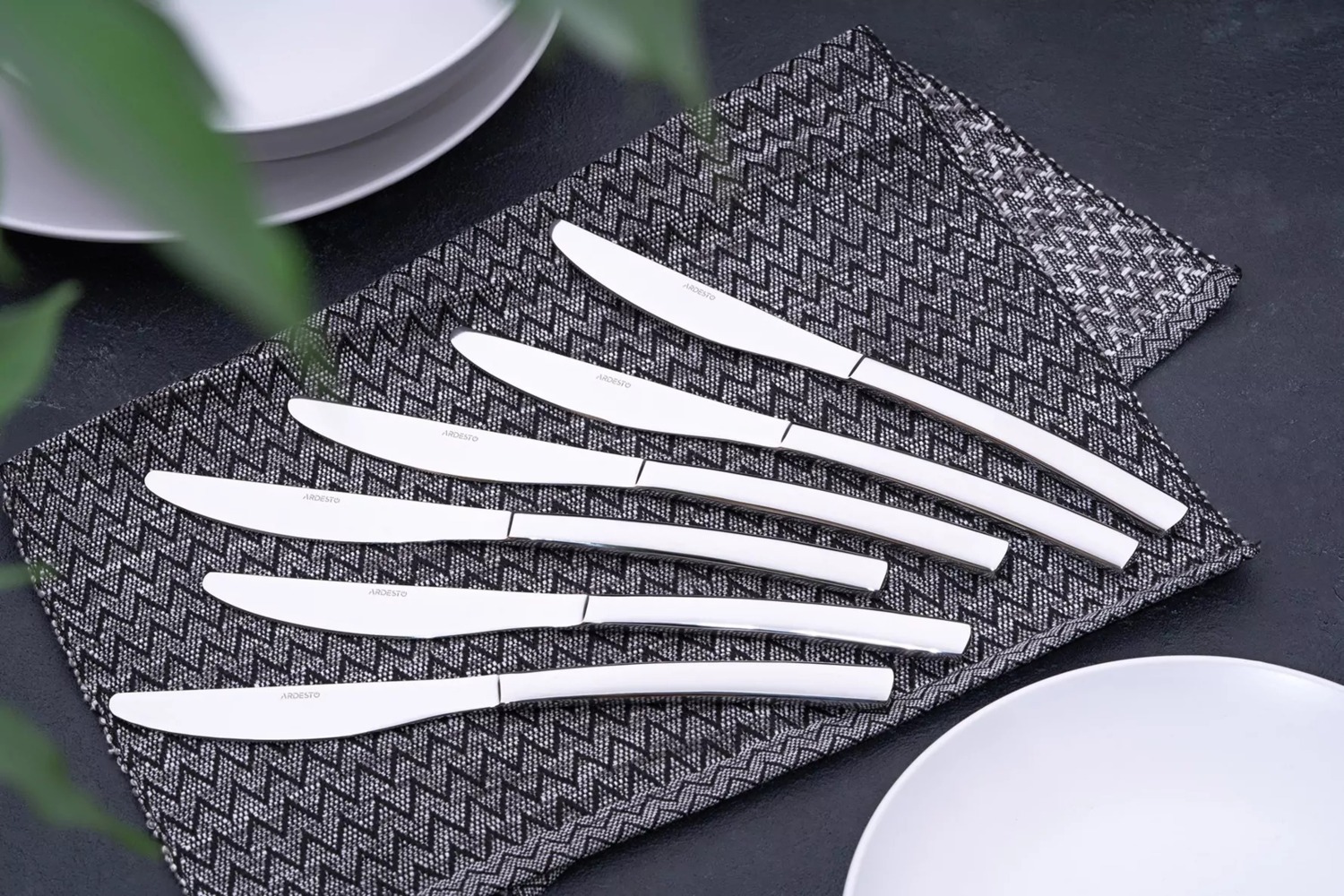 Набор столовых ножей Ardesto Black Mars Charm 6 предметов (AR0706CK) фото