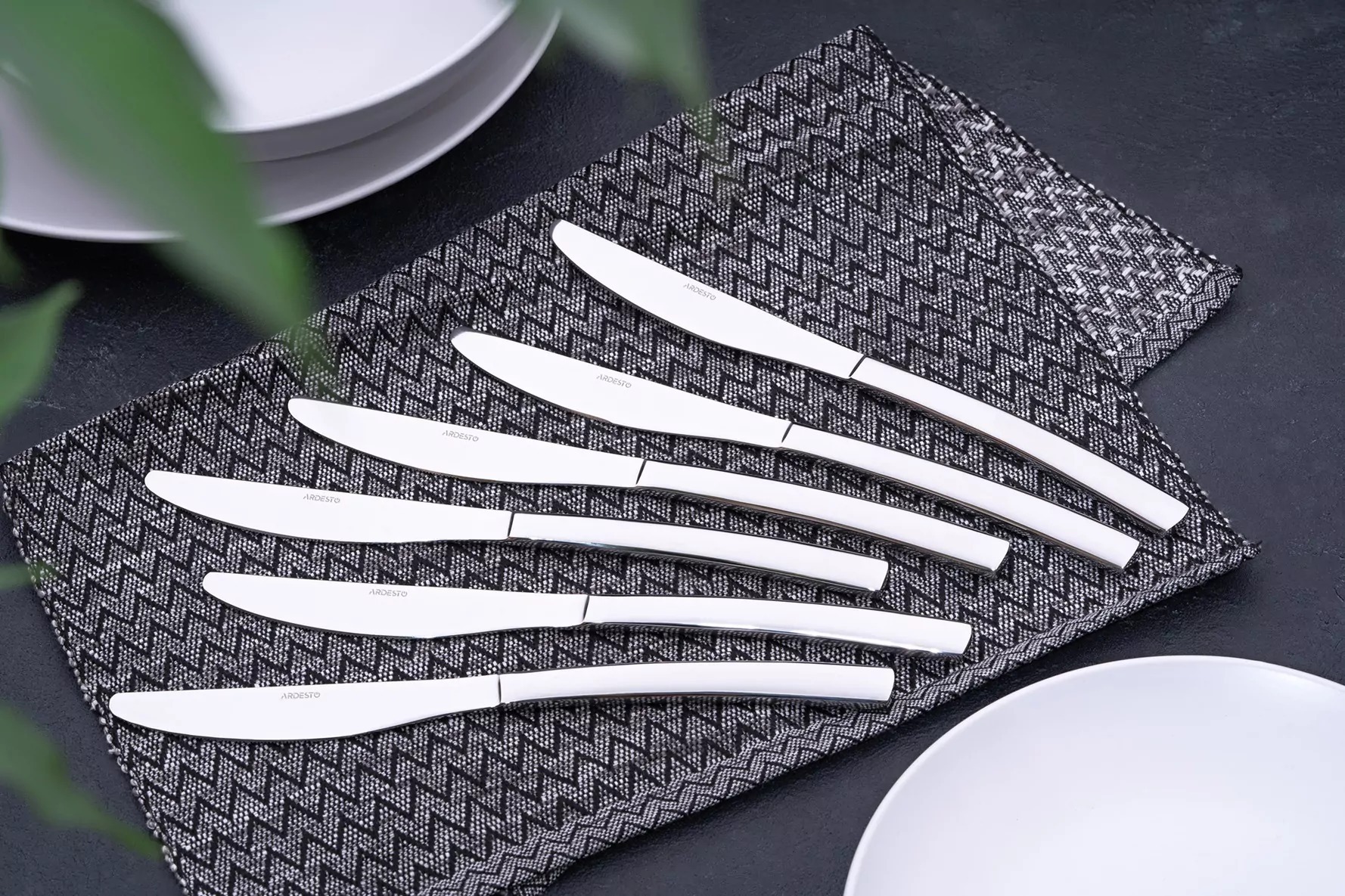 Набор столовых ножей Ardesto Black Mars Charm 6 предметов (AR0706CK) фото 3