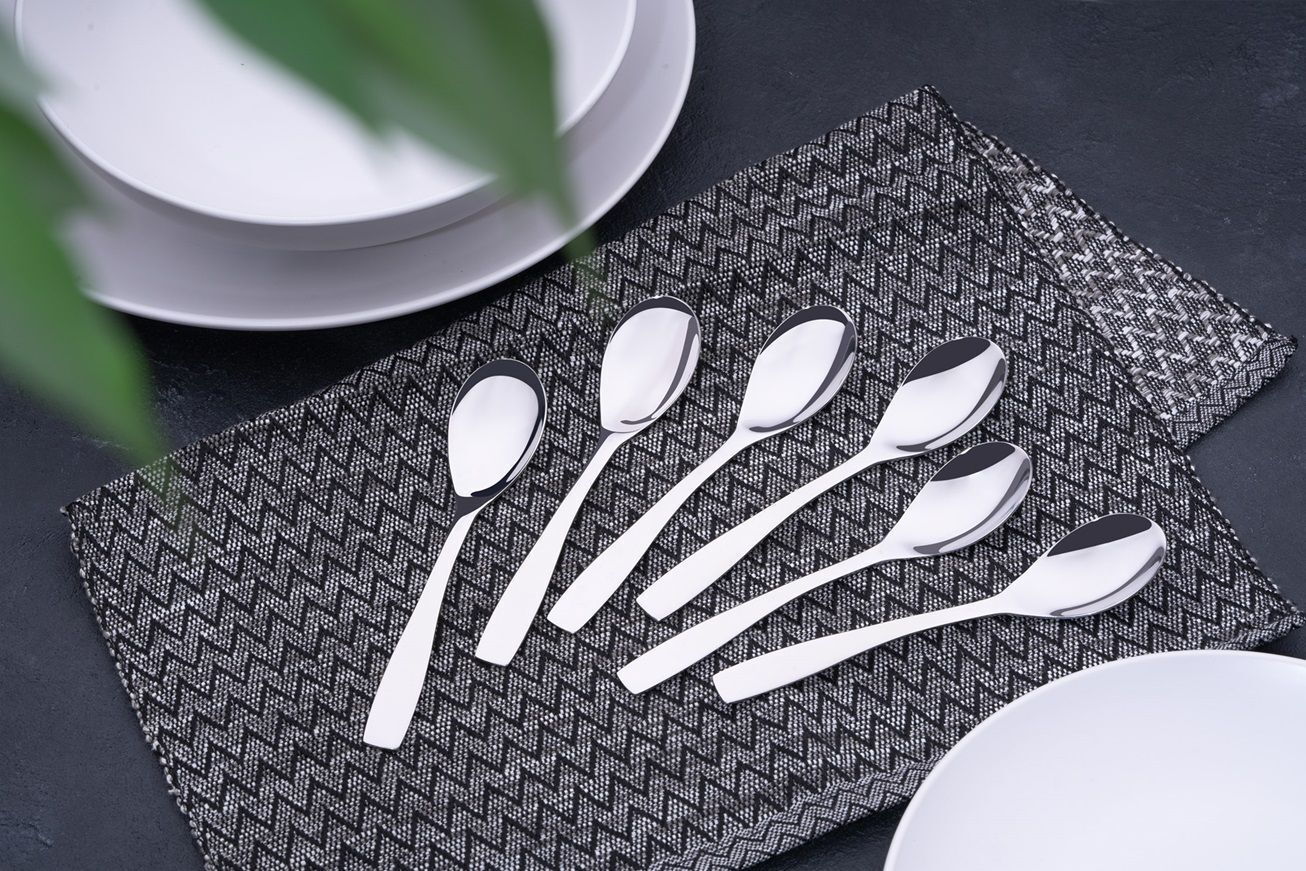 Набір чайних ложок Ardesto Black Mars Charm 6 предметів (AR0706CT)фото