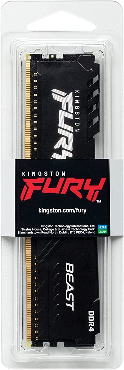 Память для ПК Kingston DDR4 3733 16GB FURY Beast Black (KF437C19BB1/16) фото4
