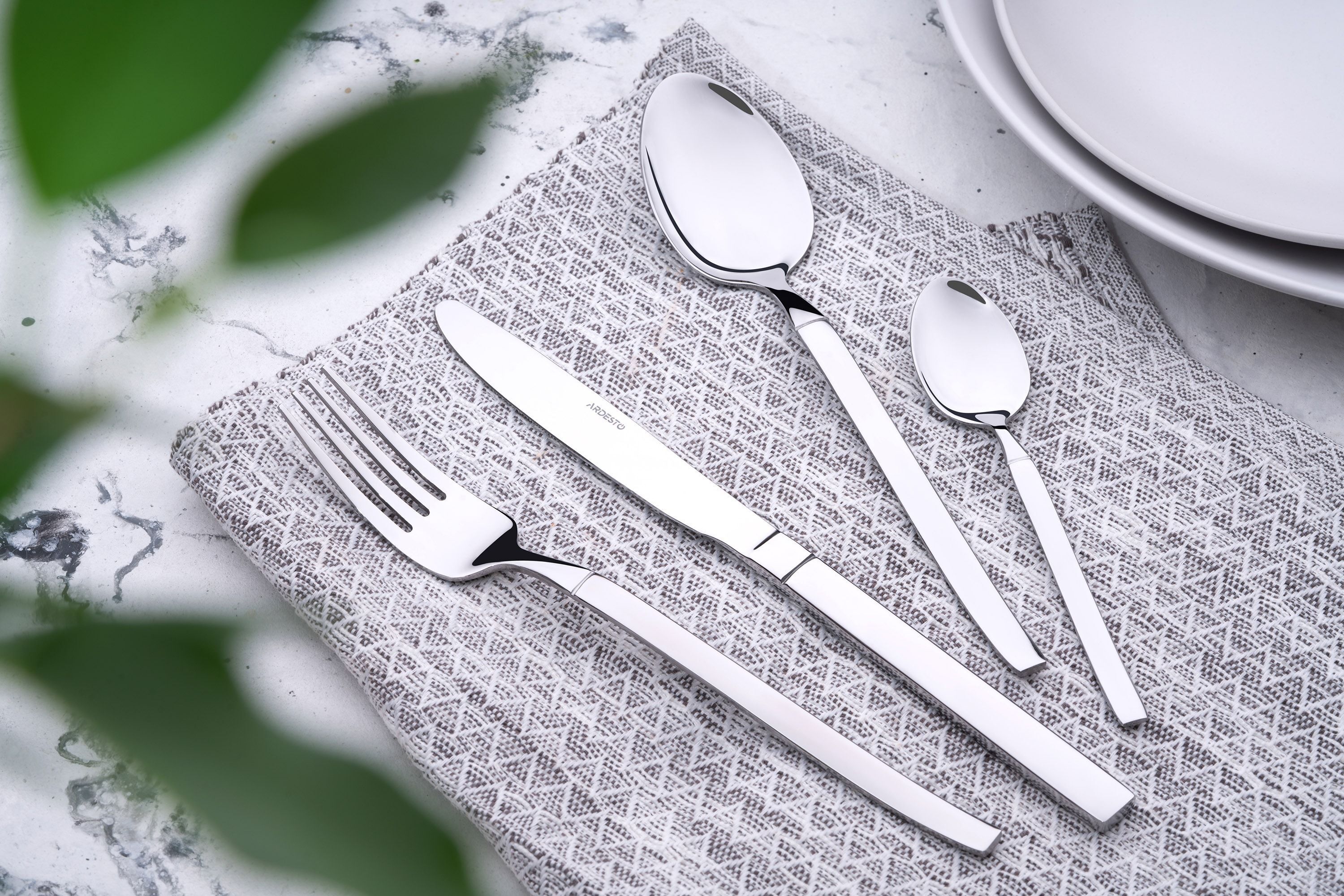 Набор столовых приборов Ardesto Gemini Lucca 24 прибора (AR1924LCS) фото 3