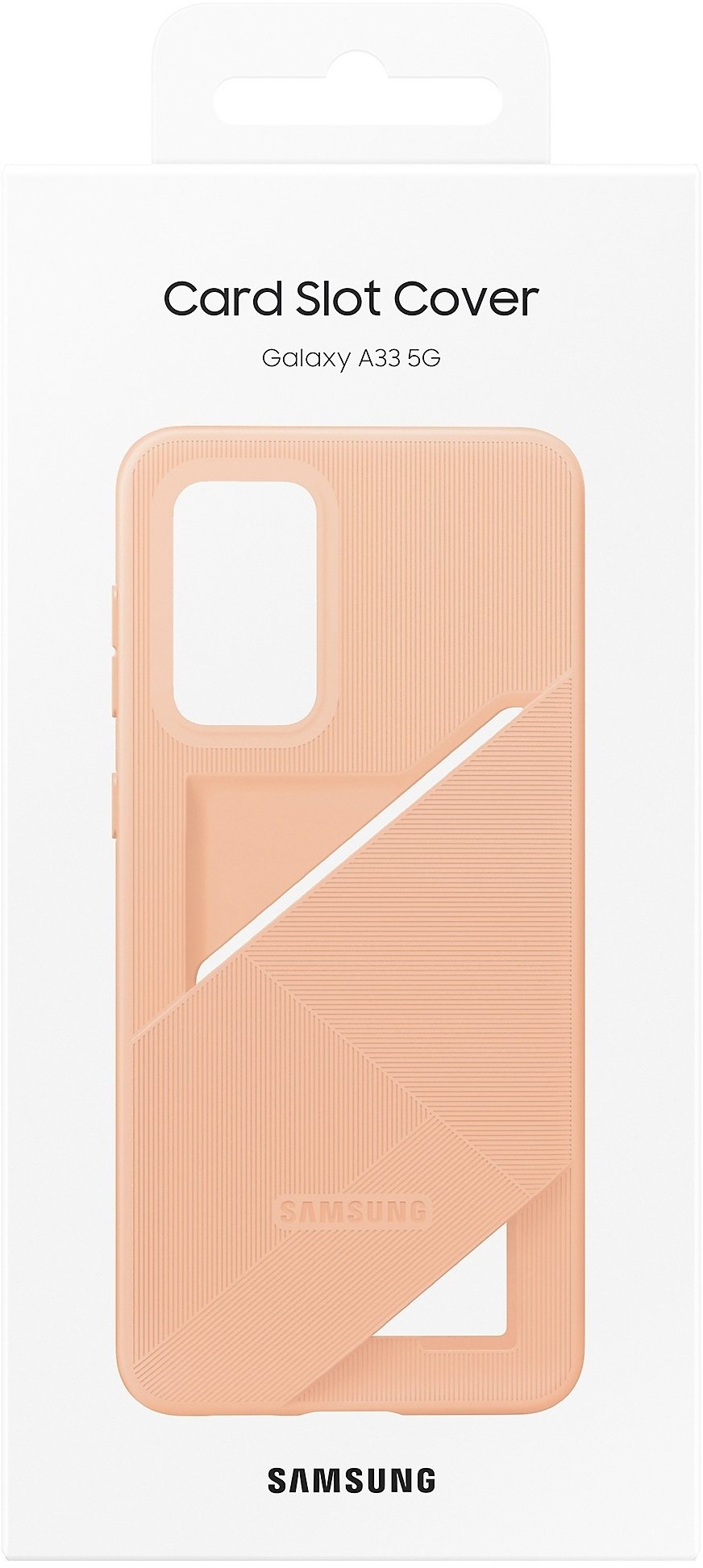 Чехол Samsung для Galaxy A33 5G Card Slot Cover Peach (EF-OA336TPEGRU) фото 6