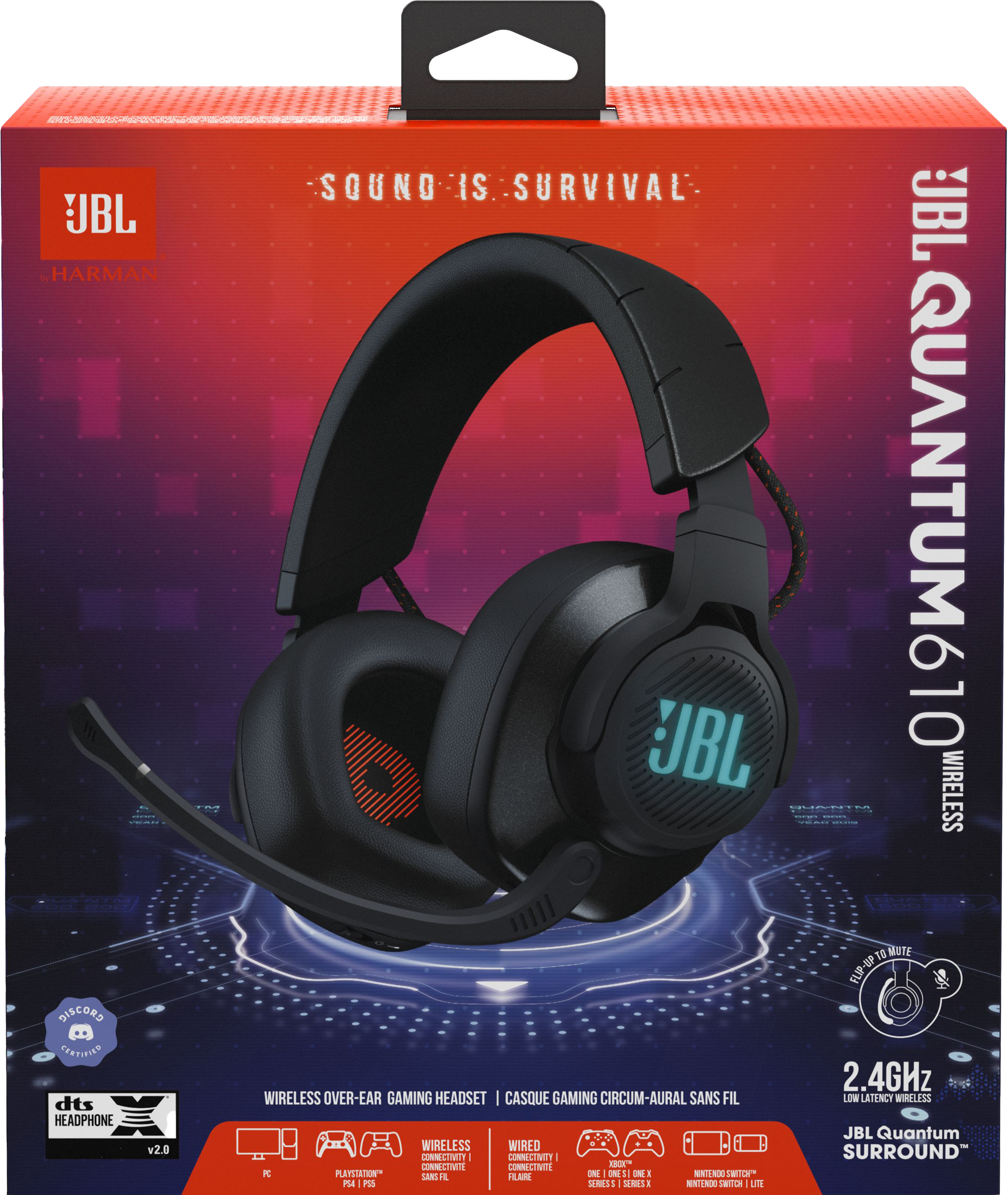 Игровая гарнитура JBL Quantum 610 Black (JBLQUANTUM610BLK) фото 8