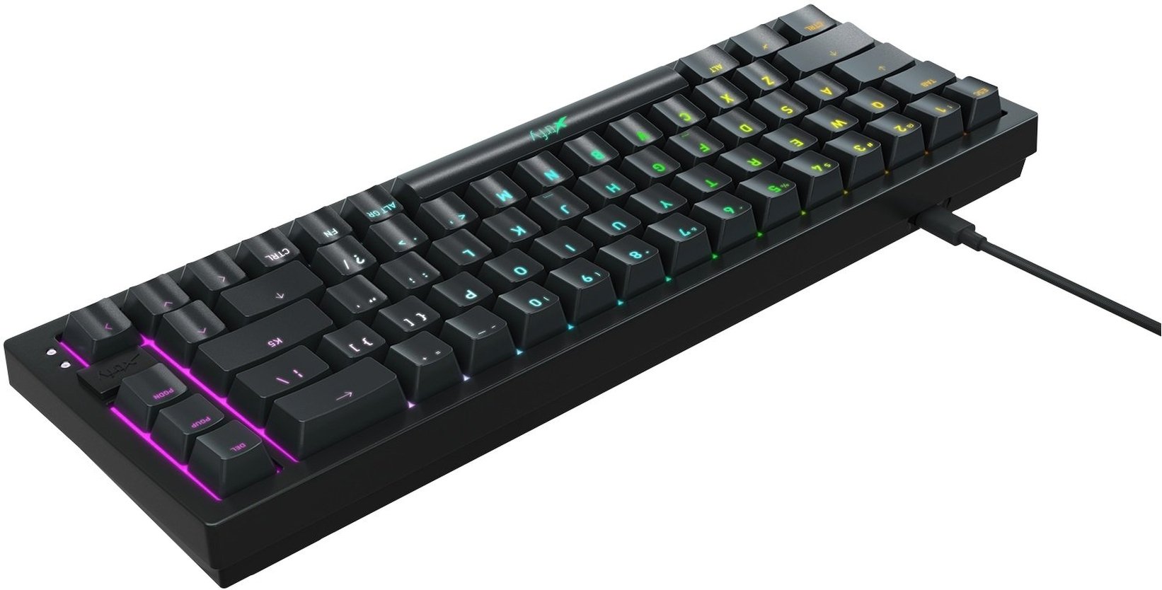 Ігрова клавіатура Xtrfy K5 RGB Black, UAфото4