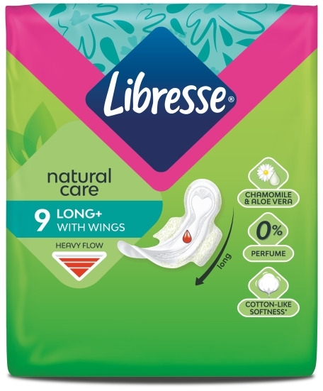 Прокладки гігієнічні Libresse Natural Care Ultra Super 9 шт.фото2