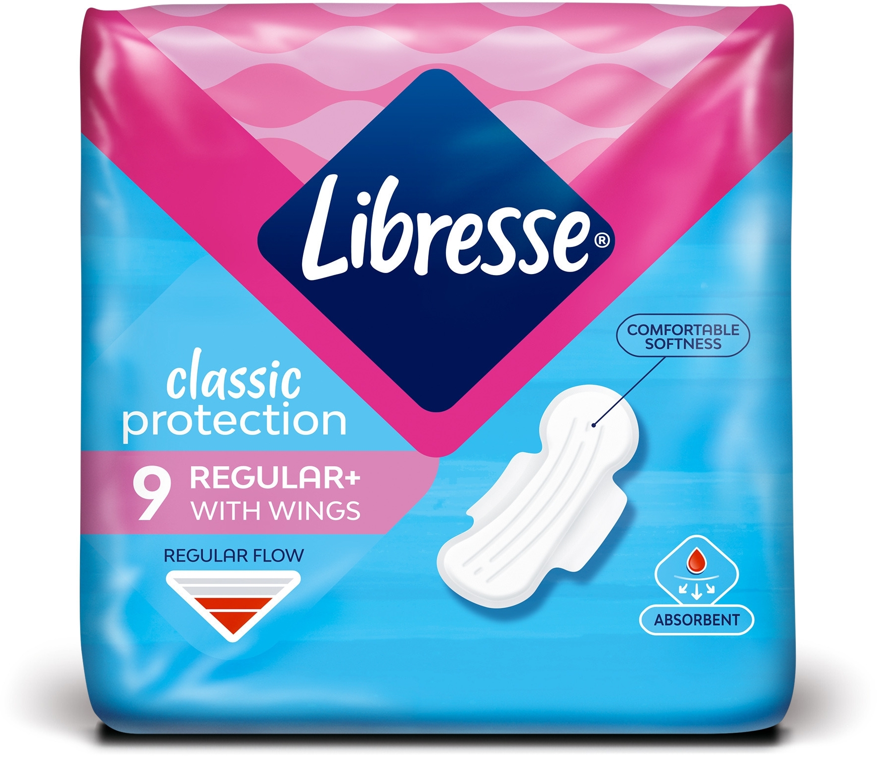 Прокладки гігієнічні Libresse Classic Protection Regular 9 шт.фото