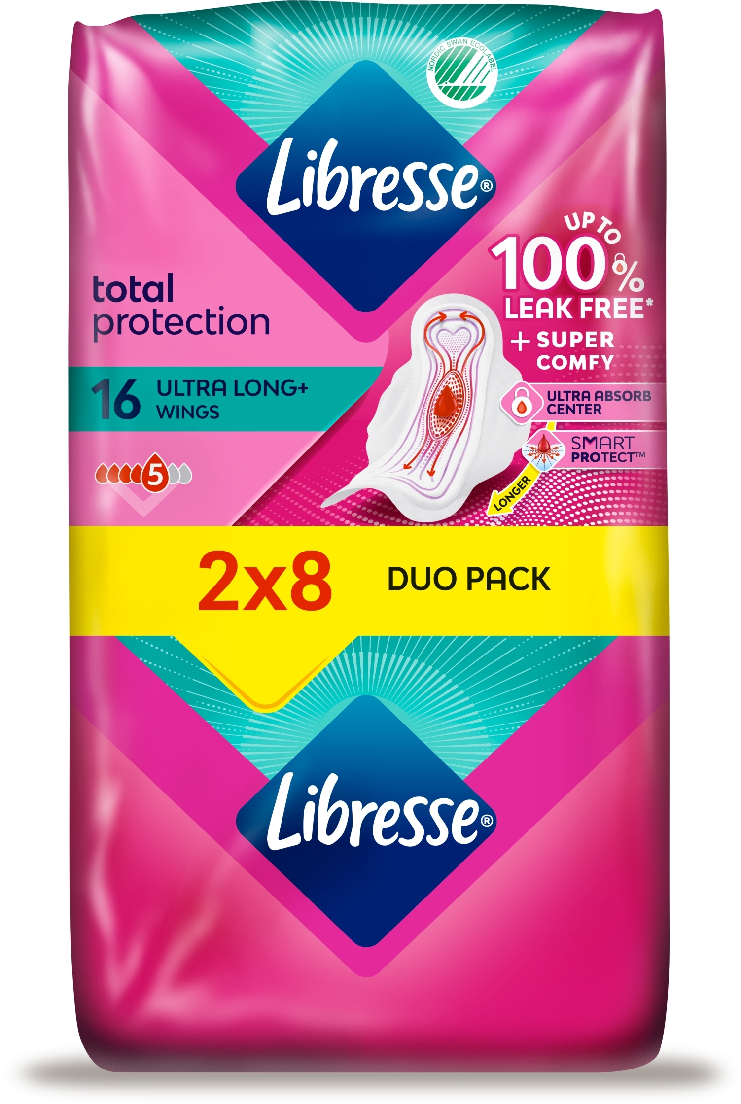 Прокладки гігієнічні Libresse Ultra Super soft 16 шт.фото2