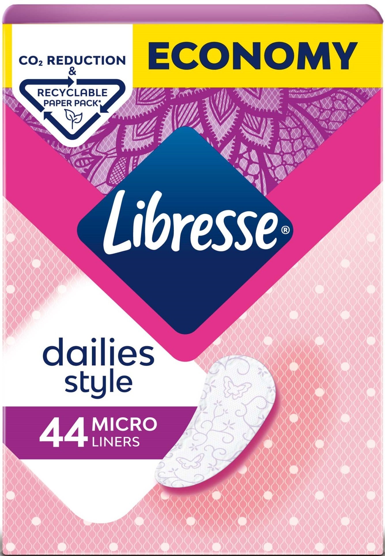 Прокладки гігієнічні Libresse Daily Fresh Micro Refill 44 шт.фото2