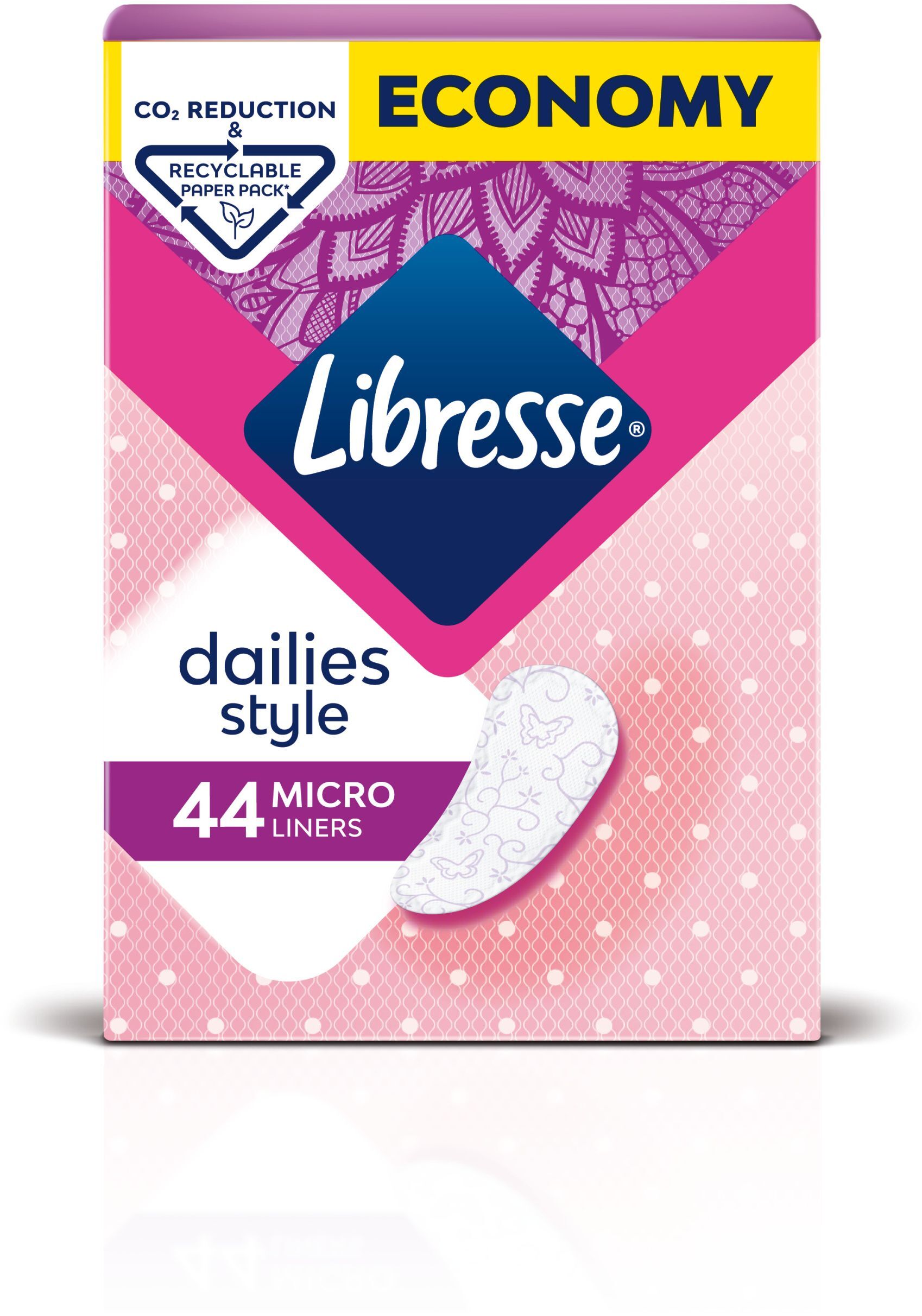 Гигиенические прокладки Libresse Daily Fresh Micro Refill 44 шт. фото 