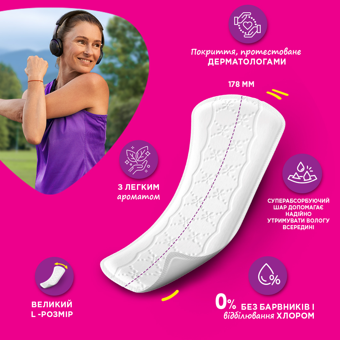 Щоденні гігієнічні прокладки Carefree Plus Large 36штфото8
