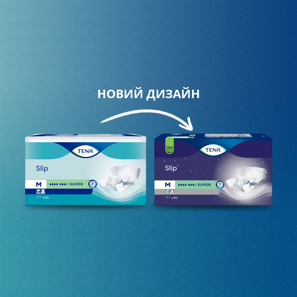 Підгузники для дорослих Tena Slip Super Medium 30 шт.фото4