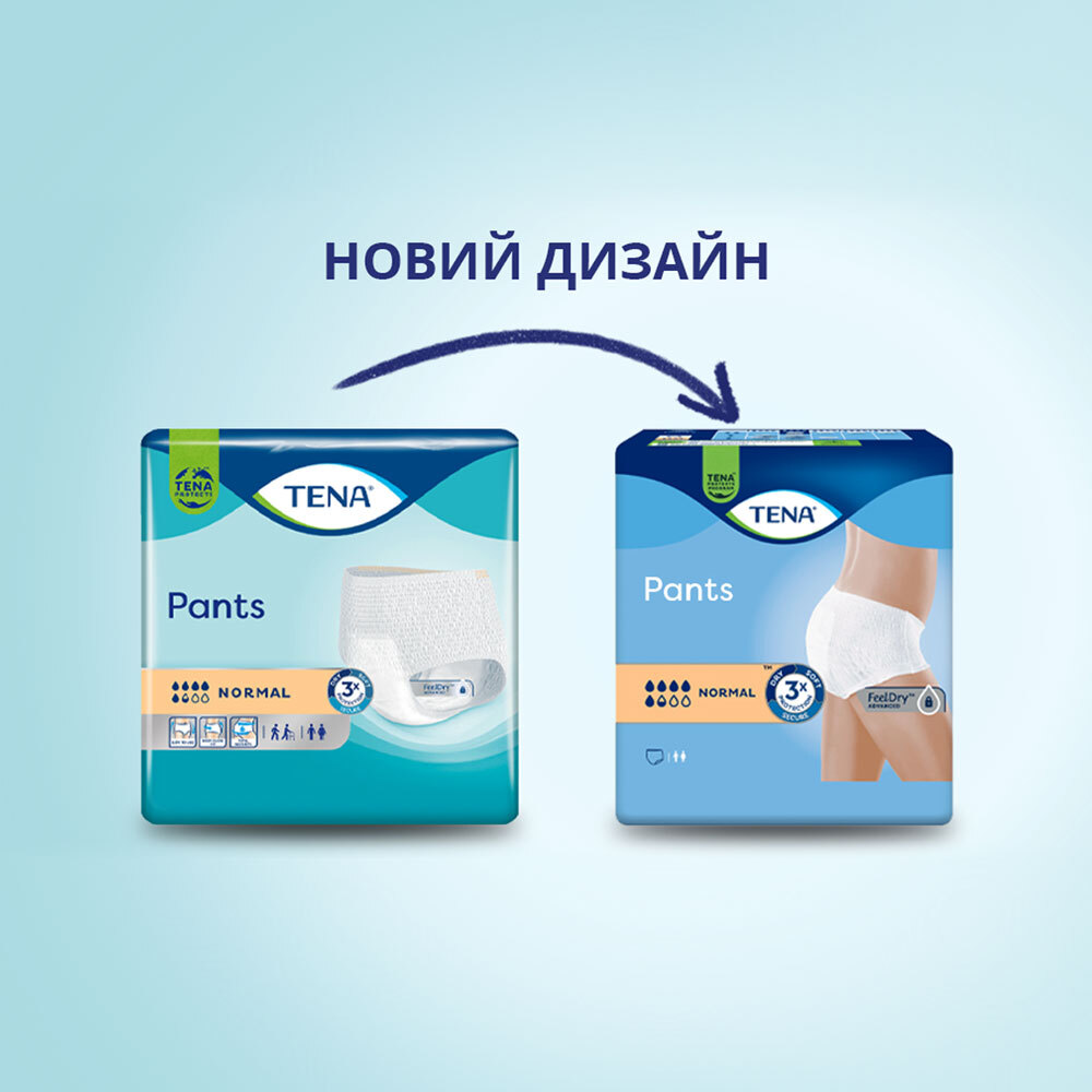 Підгузники-трусики для дорослих Tena Pants Normal Medium 10 шт.фото