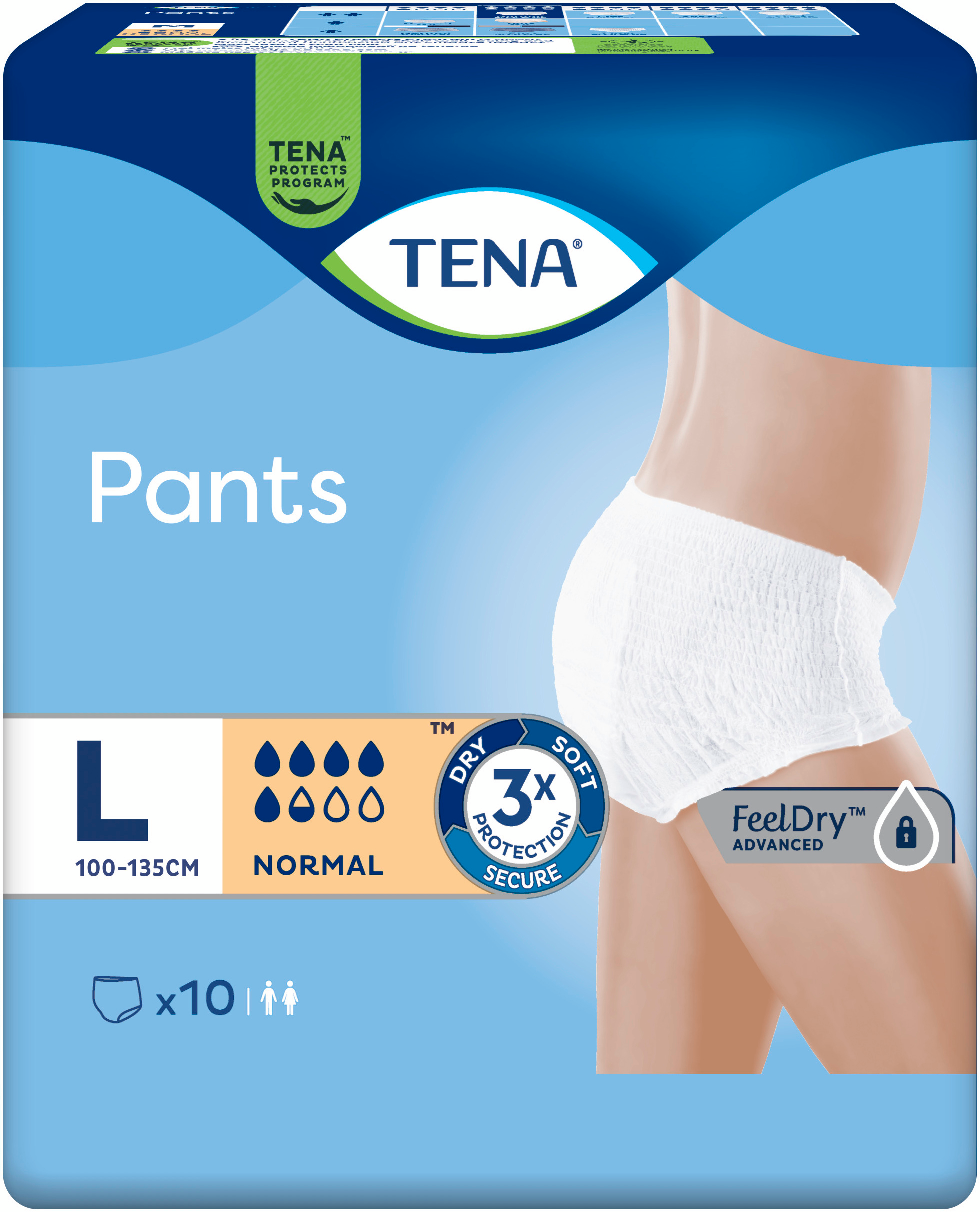 Подгузники для взрослых Tena Pants Normal Large 10 шт. фото 2