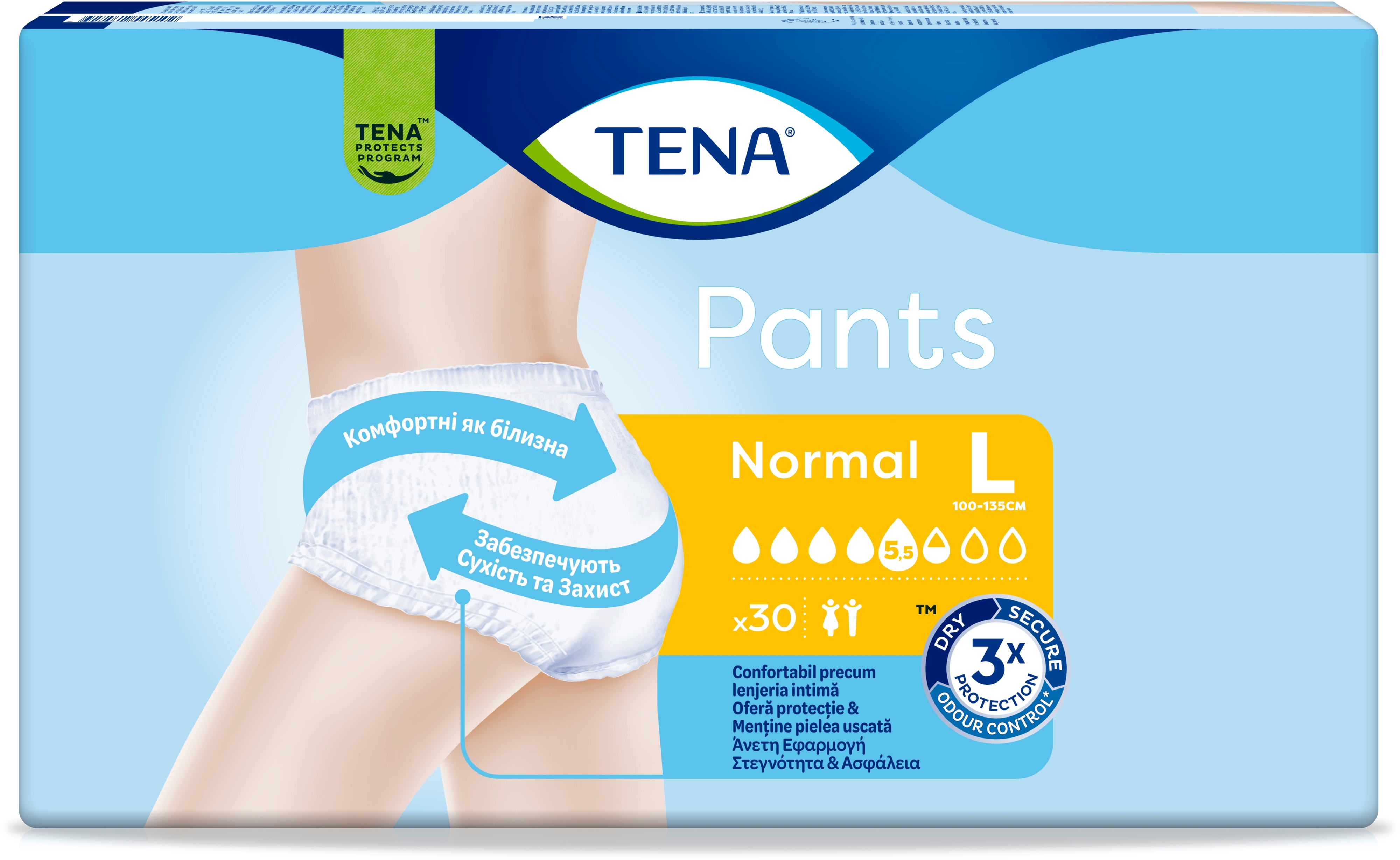 Підгузники-трусики для дорослих Tena Pants Normal Large 30 шт.фото