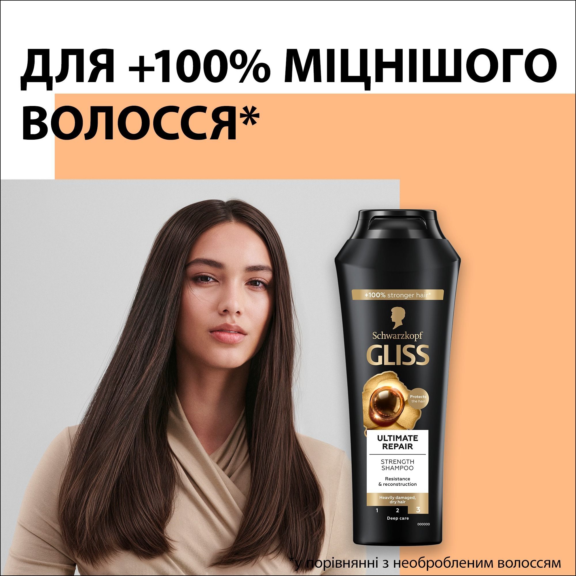 Gliss Kur Шампунь 400мл Экстремальное Восстановление фото 4