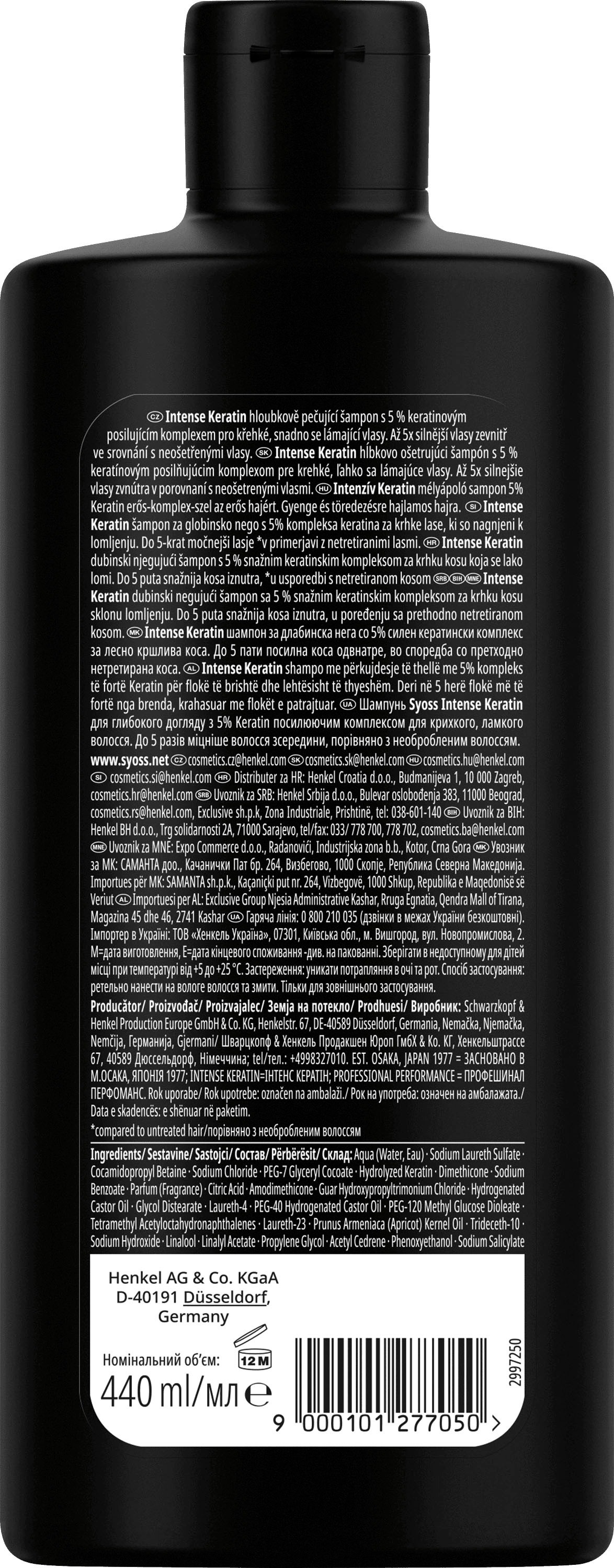 SYOSS Шампунь Keratin Hair Perfection 440мл фото 2