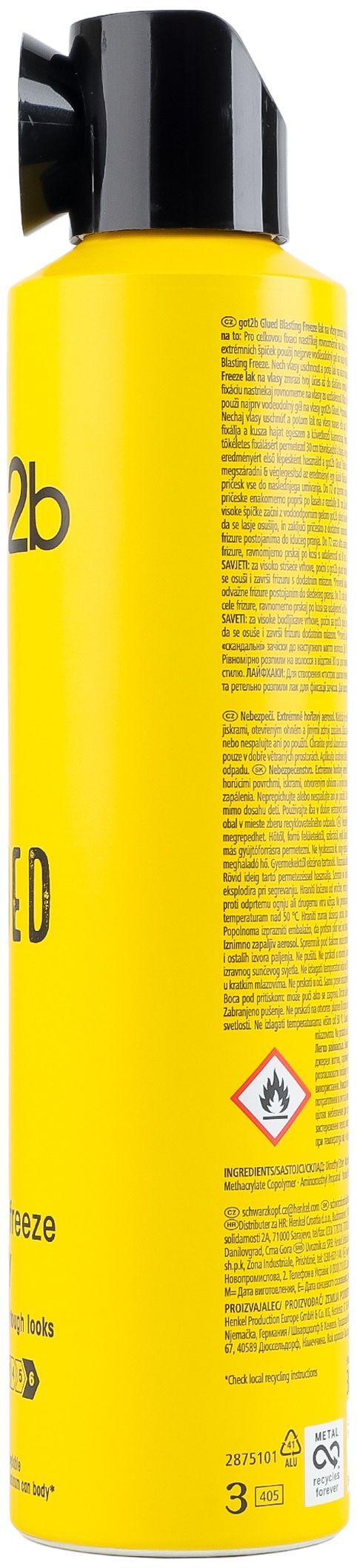 Got2b Лак для волос фиксация glued, фиксация 6 300 мл фото 4