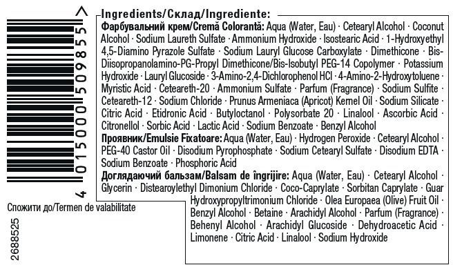 Стійка крем-фарба BRILLANCE 842 КУБА Спекотна нічфото