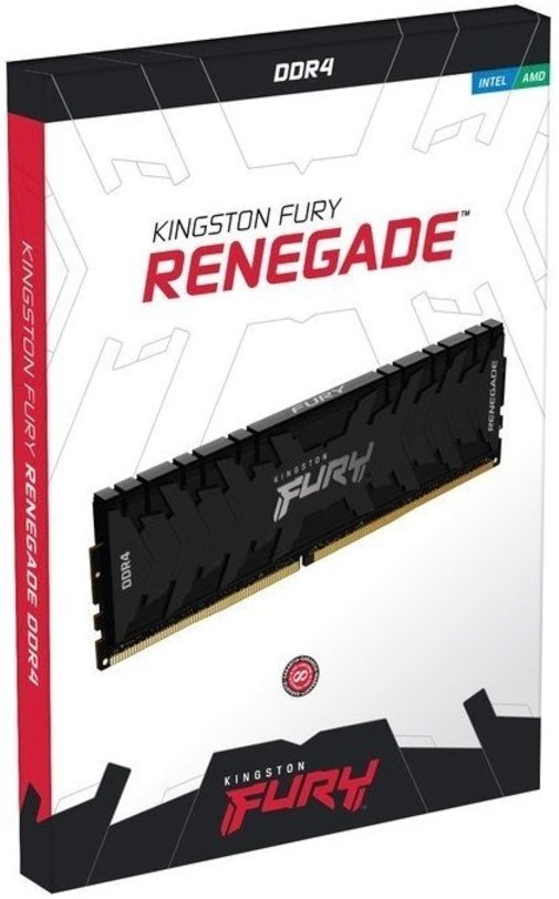 Память для ПК Kingston DDR4 2666 16GB KIT (8GBx2) FURY Renegade Black (KF426C13RBK2/16) фото 6