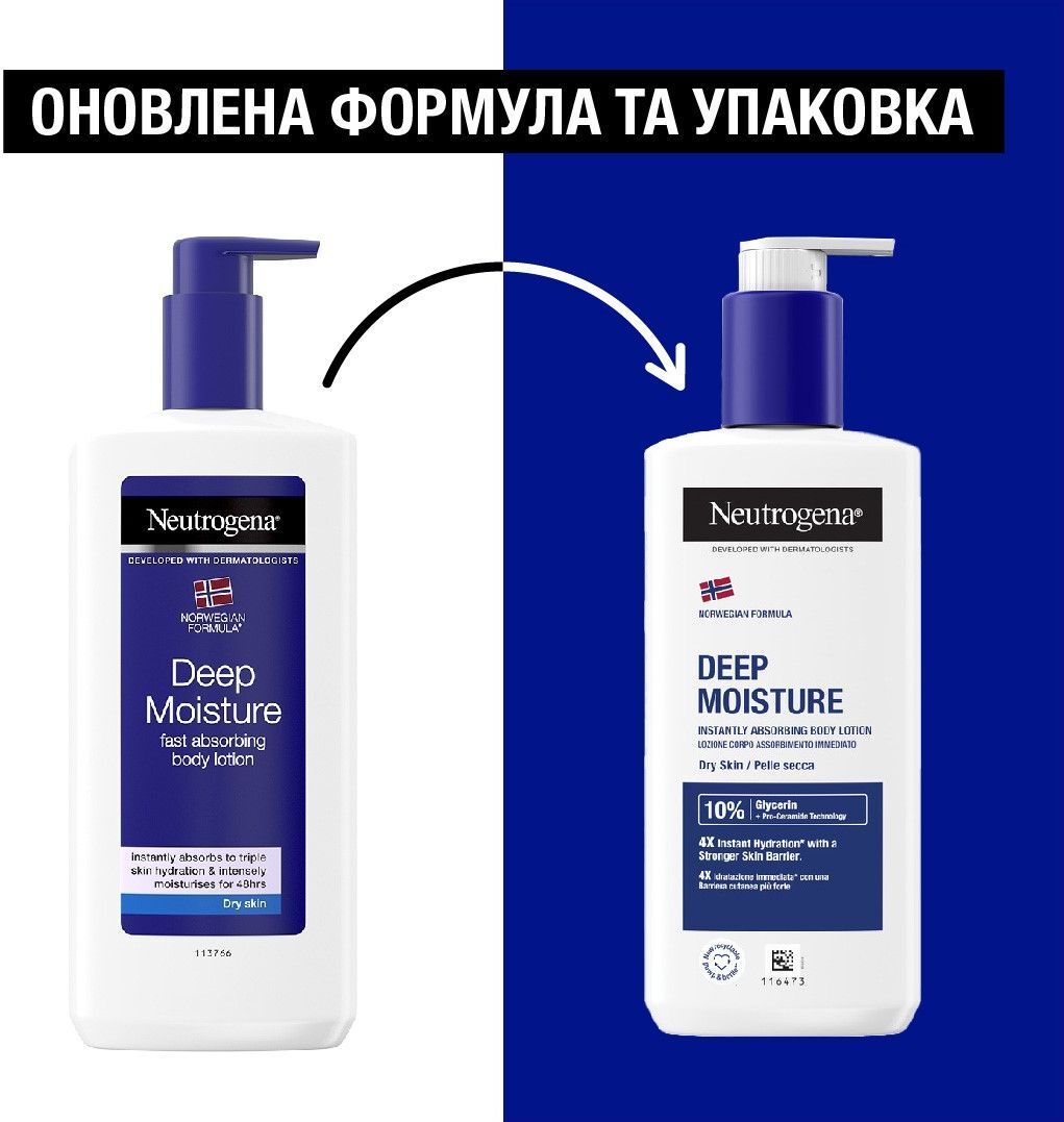 Neutrogena Молочко для тіла "Норвезька формула" Глибоке зволоження 250млфото