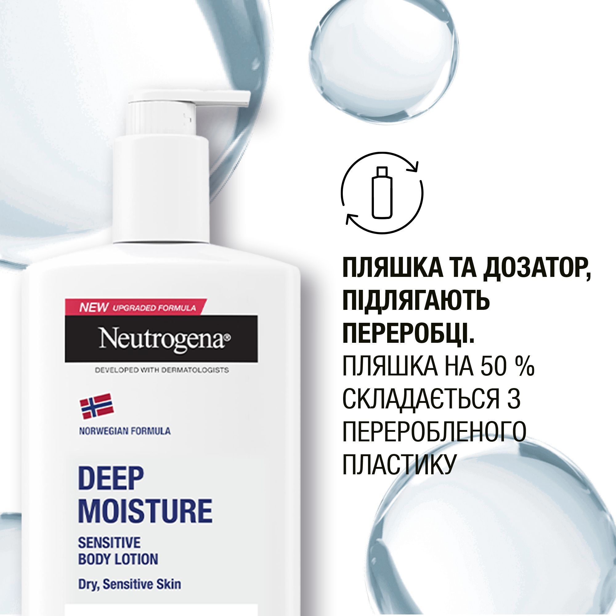 Лосьон для тела Neutrogena Норвежская формула Глубокое увлажнение для чувствительной кожи 400мл фото 10