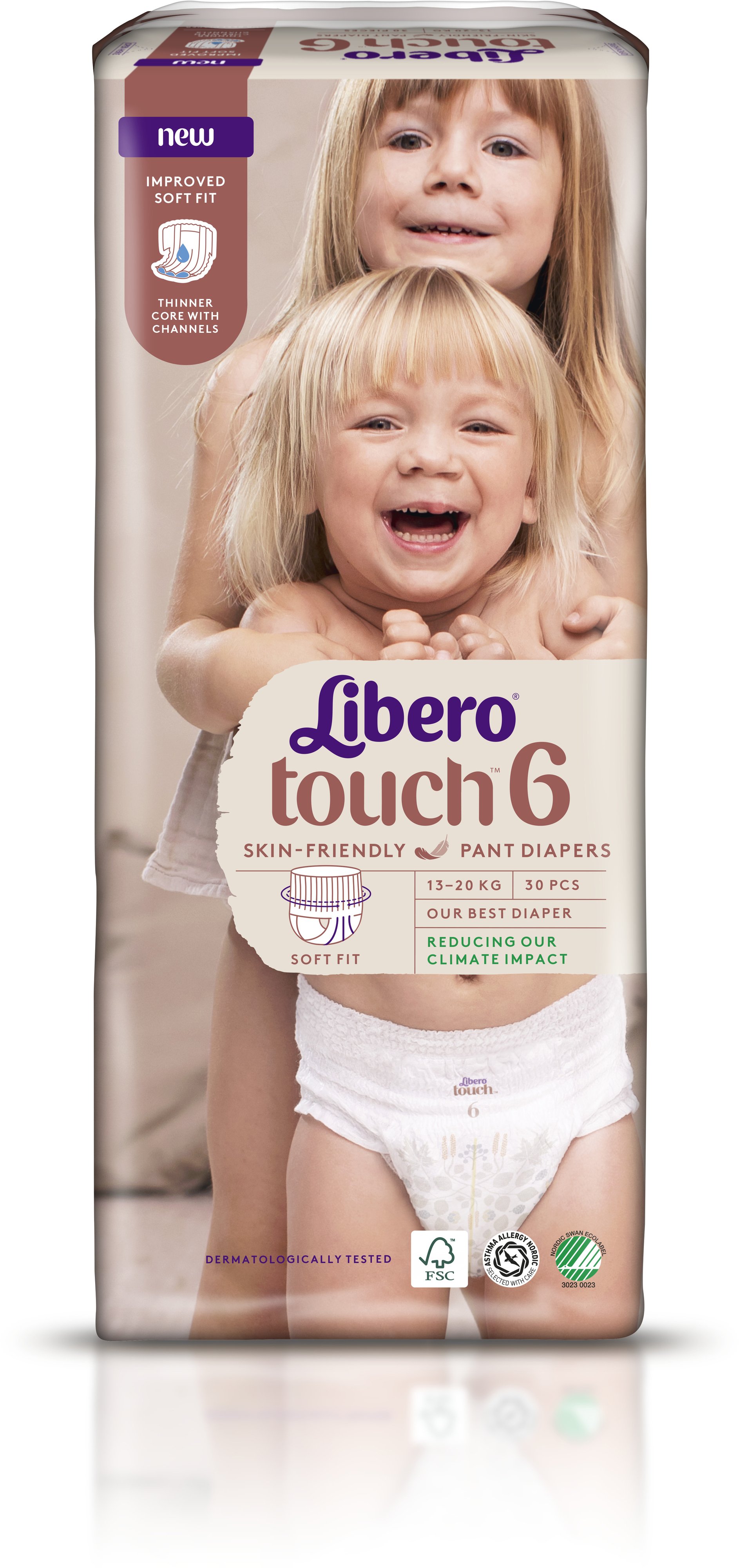 Підгузки дитячі Libero Touch Pants 6 30штфото2